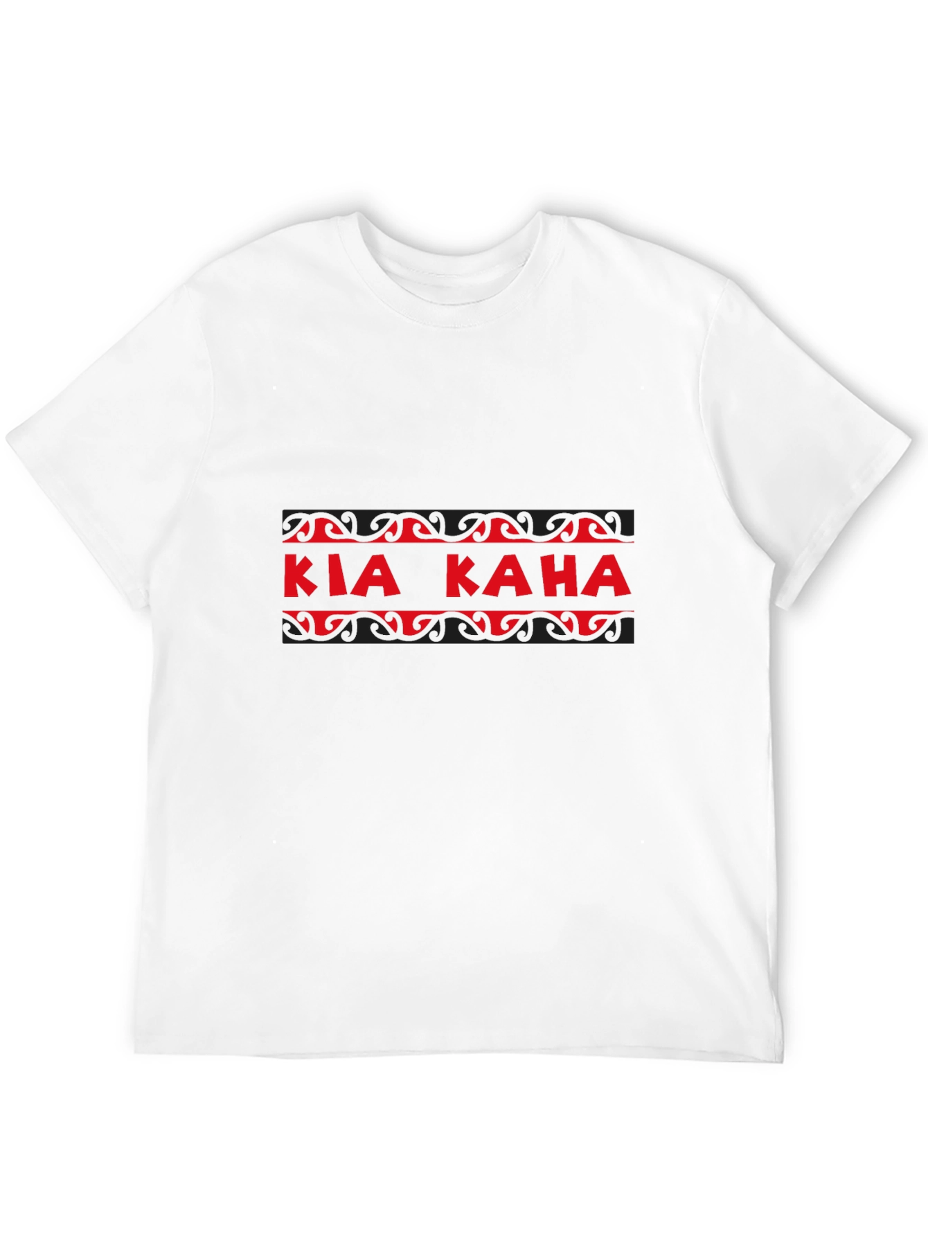 Kia Kaha Graphic Tee - Black