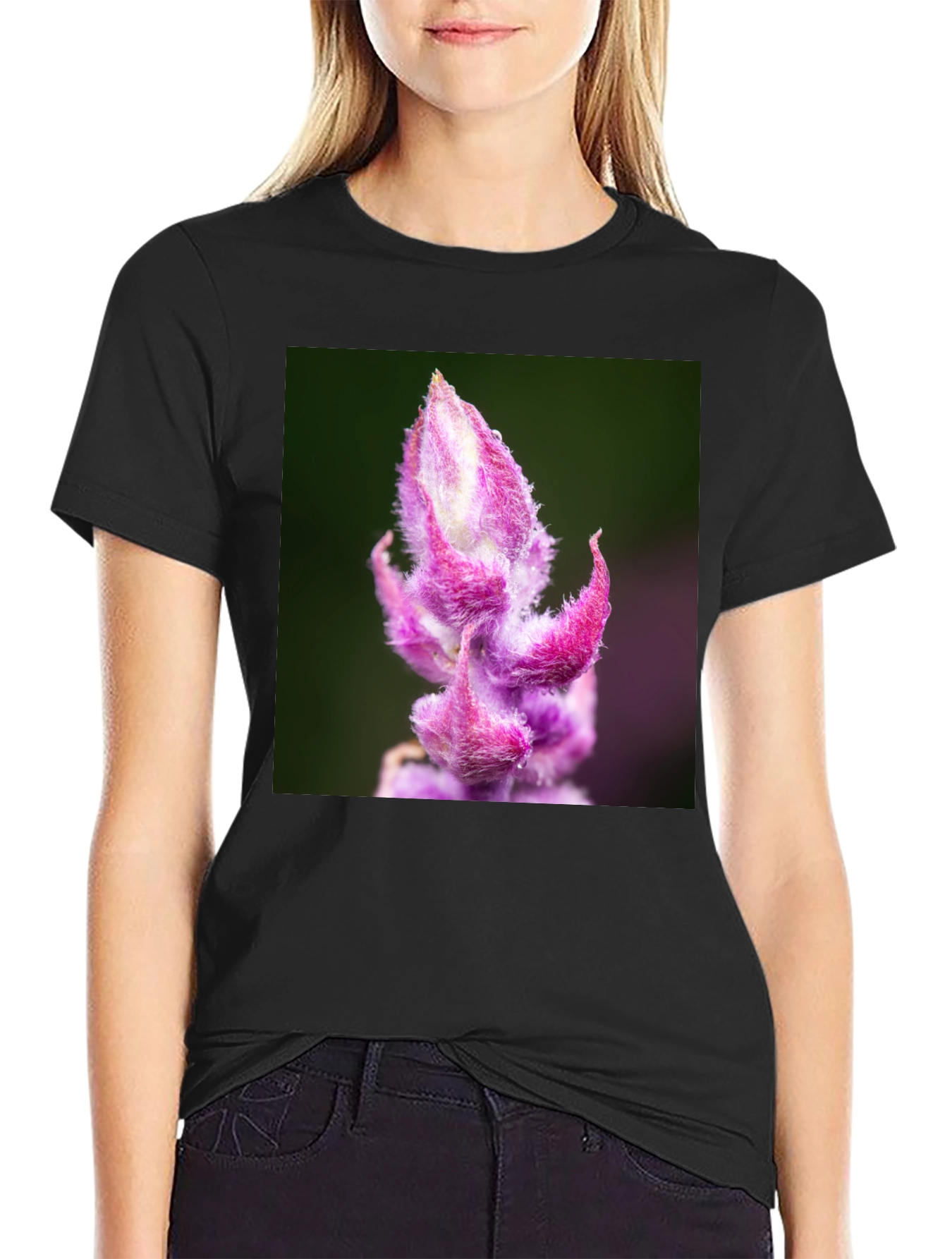 Floral T-Shirt - Unique Plant Design