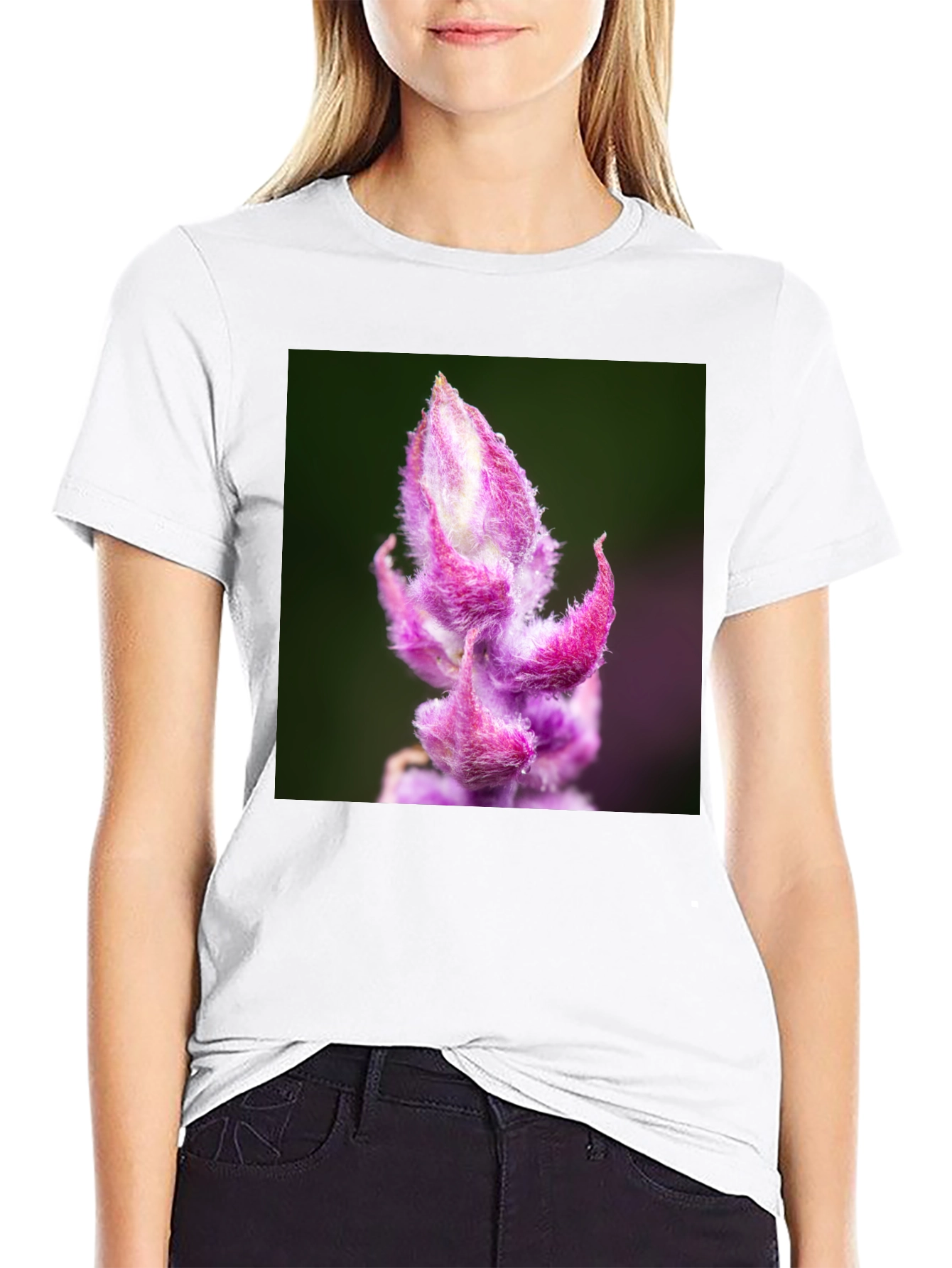 Floral T-Shirt - Unique Plant Design