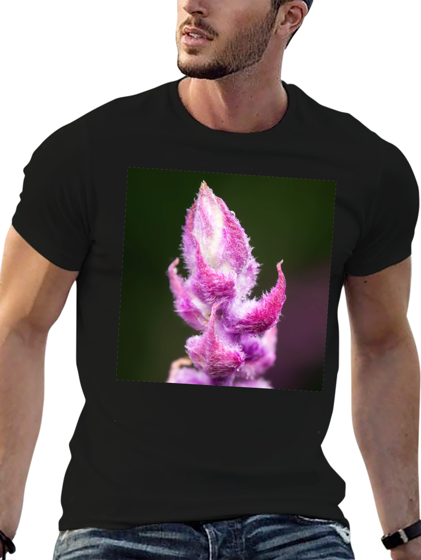 Floral T-Shirt - Unique Plant Design