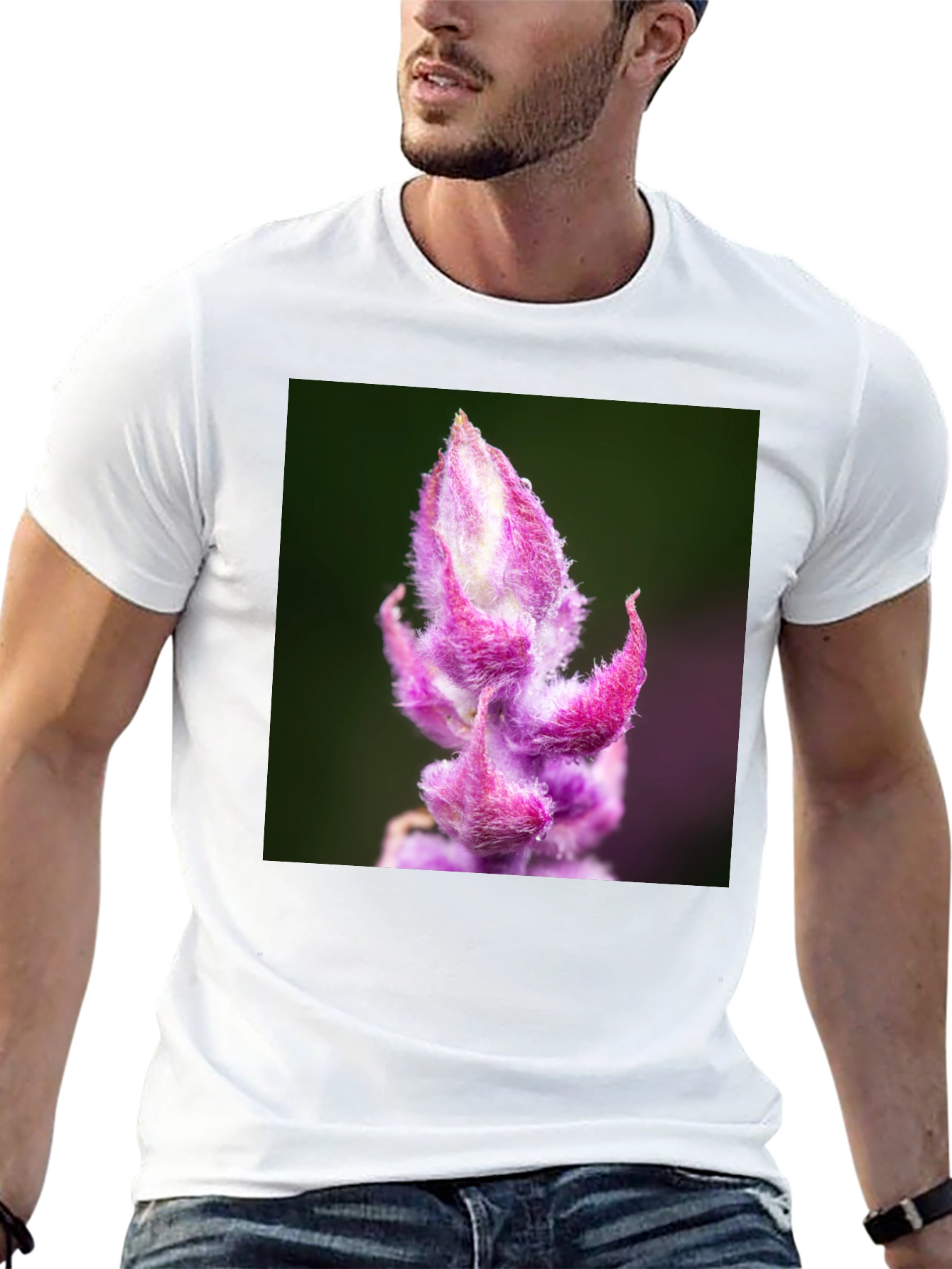Floral T-Shirt - Unique Plant Design