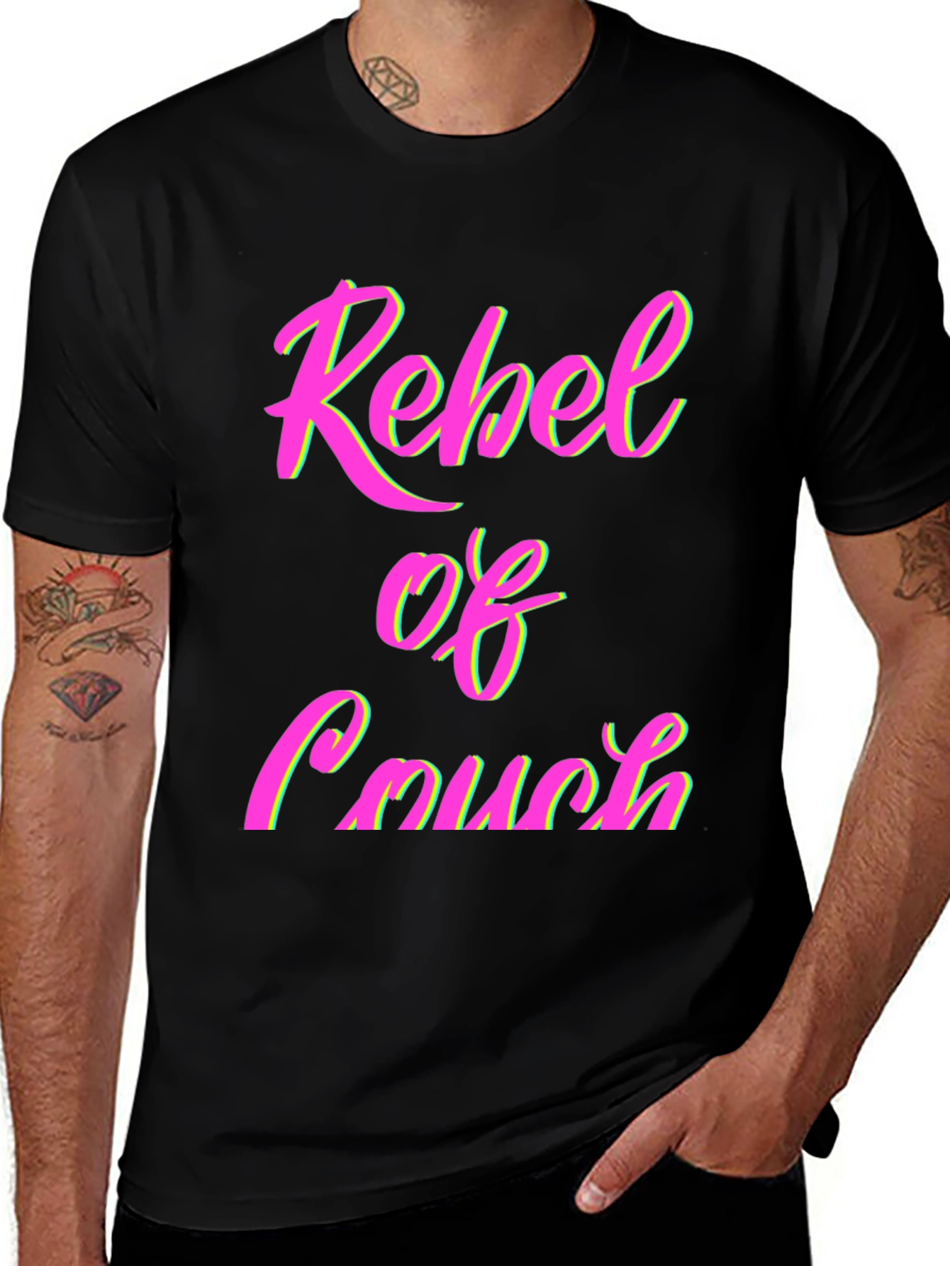 Rebel of Couch Graphic Tee - Comfy & Stylish
