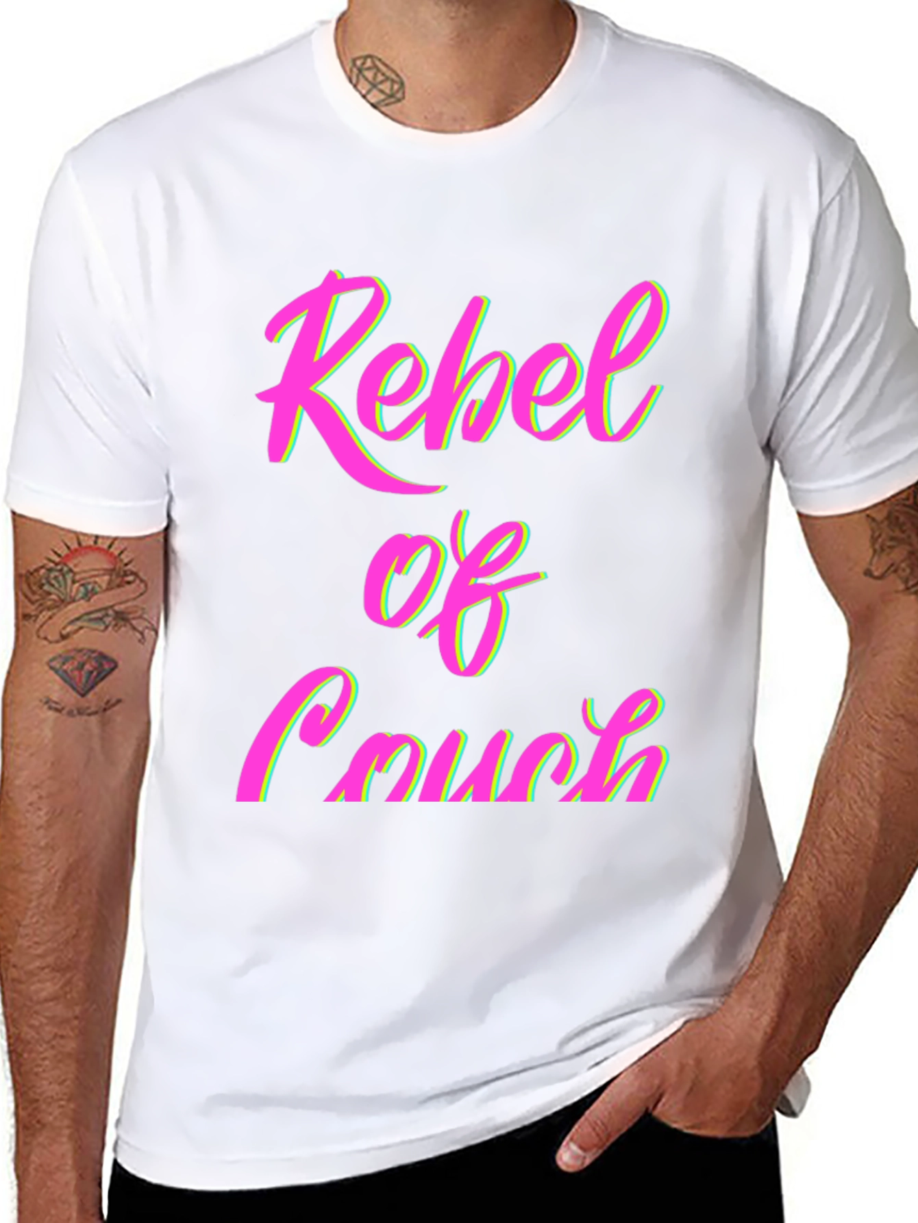 Rebel of Couch Graphic Tee - Comfy & Stylish