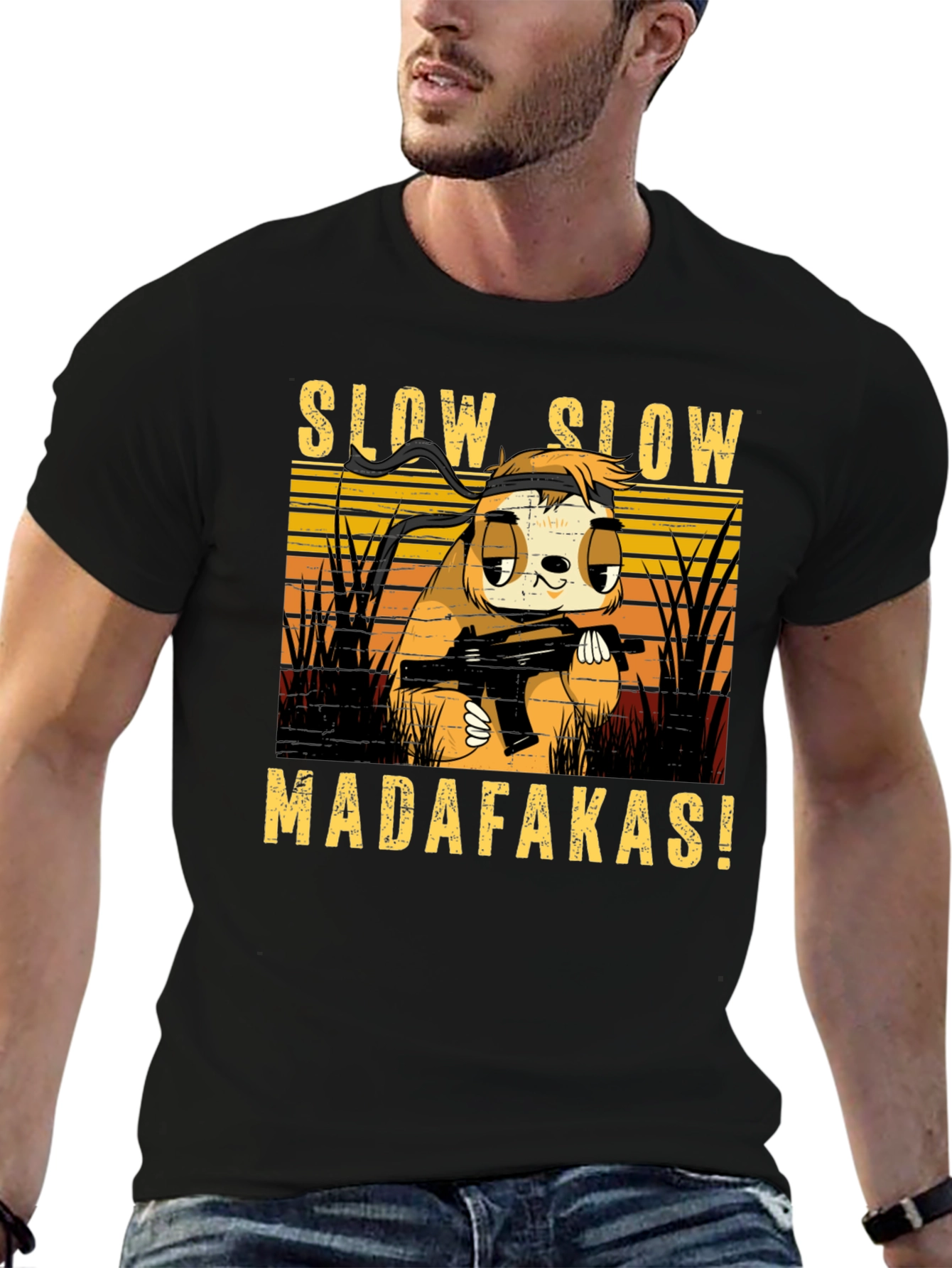 Slow Sloth Madafakas! Graphic T-Shirt