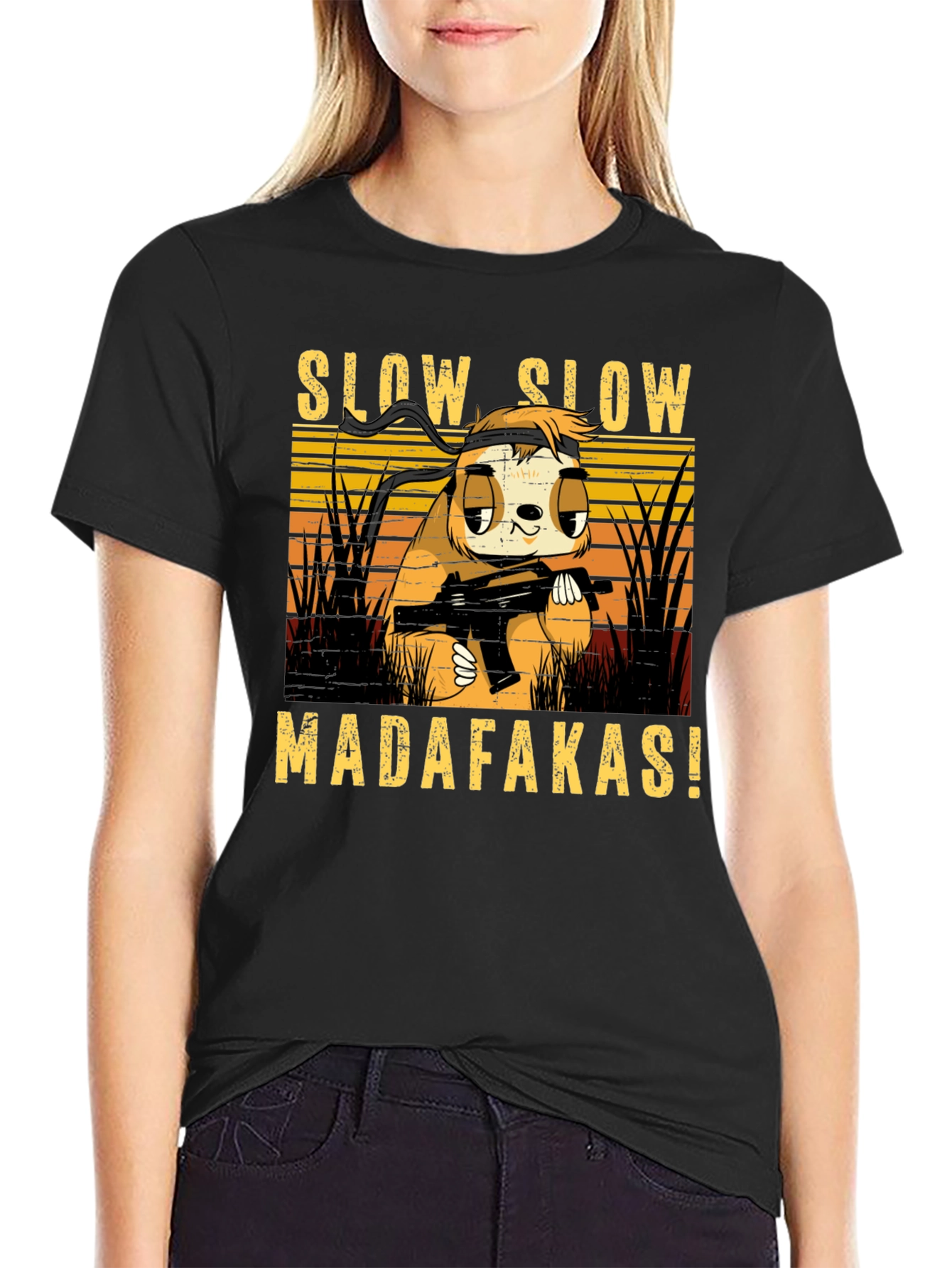 Slow Sloth Madafakas! Graphic T-Shirt
