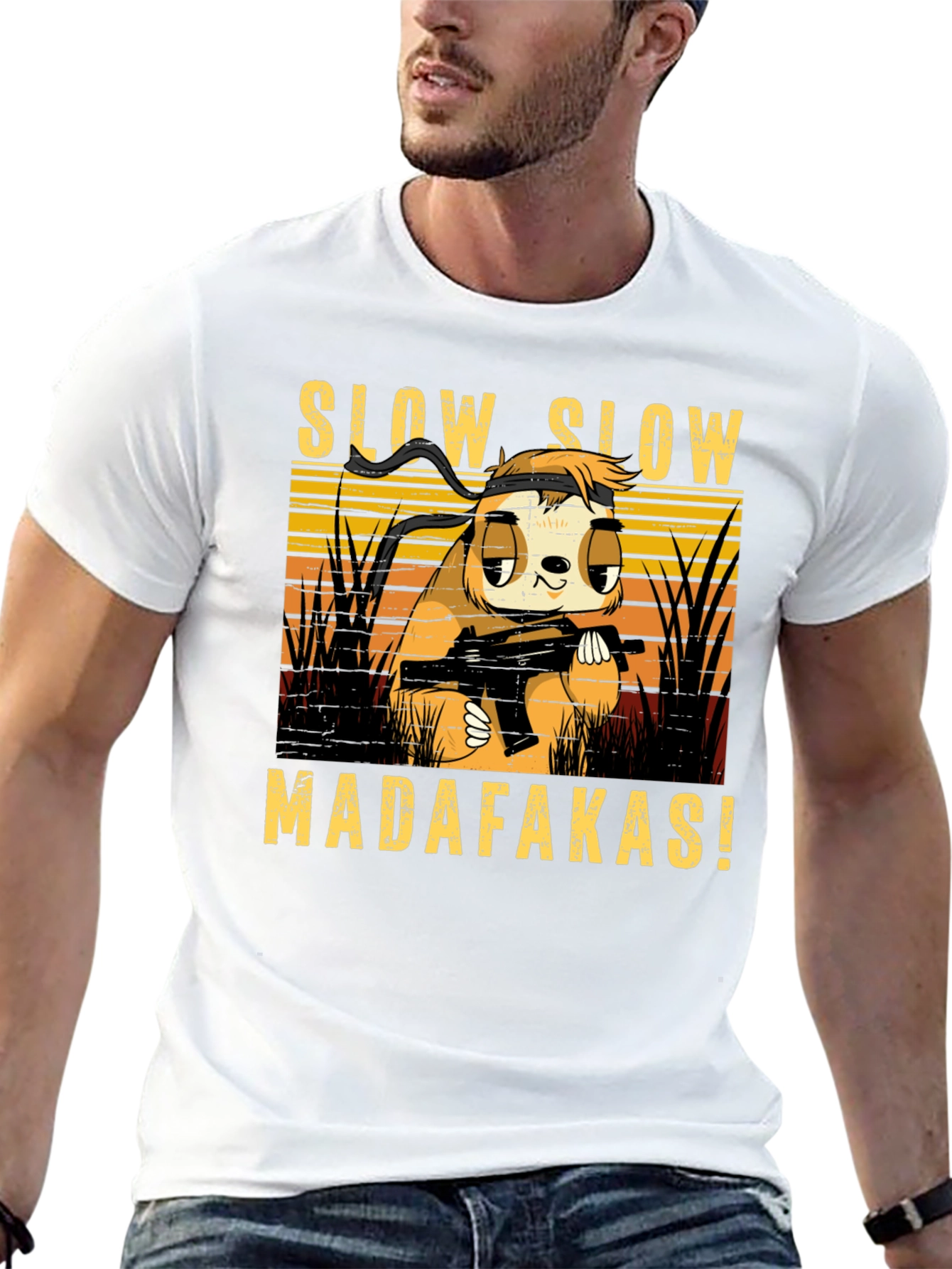 Slow Sloth Madafakas! Graphic T-Shirt