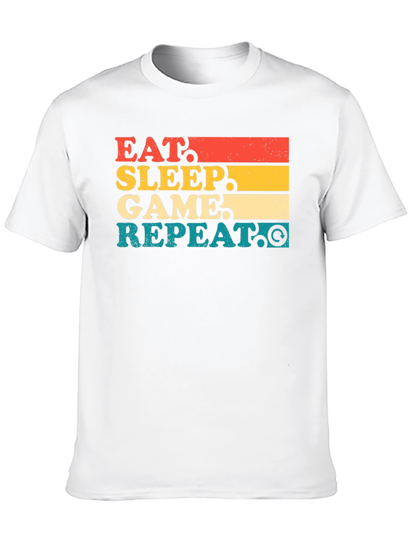 Eat Sleep Game Repeat Graphic Tee