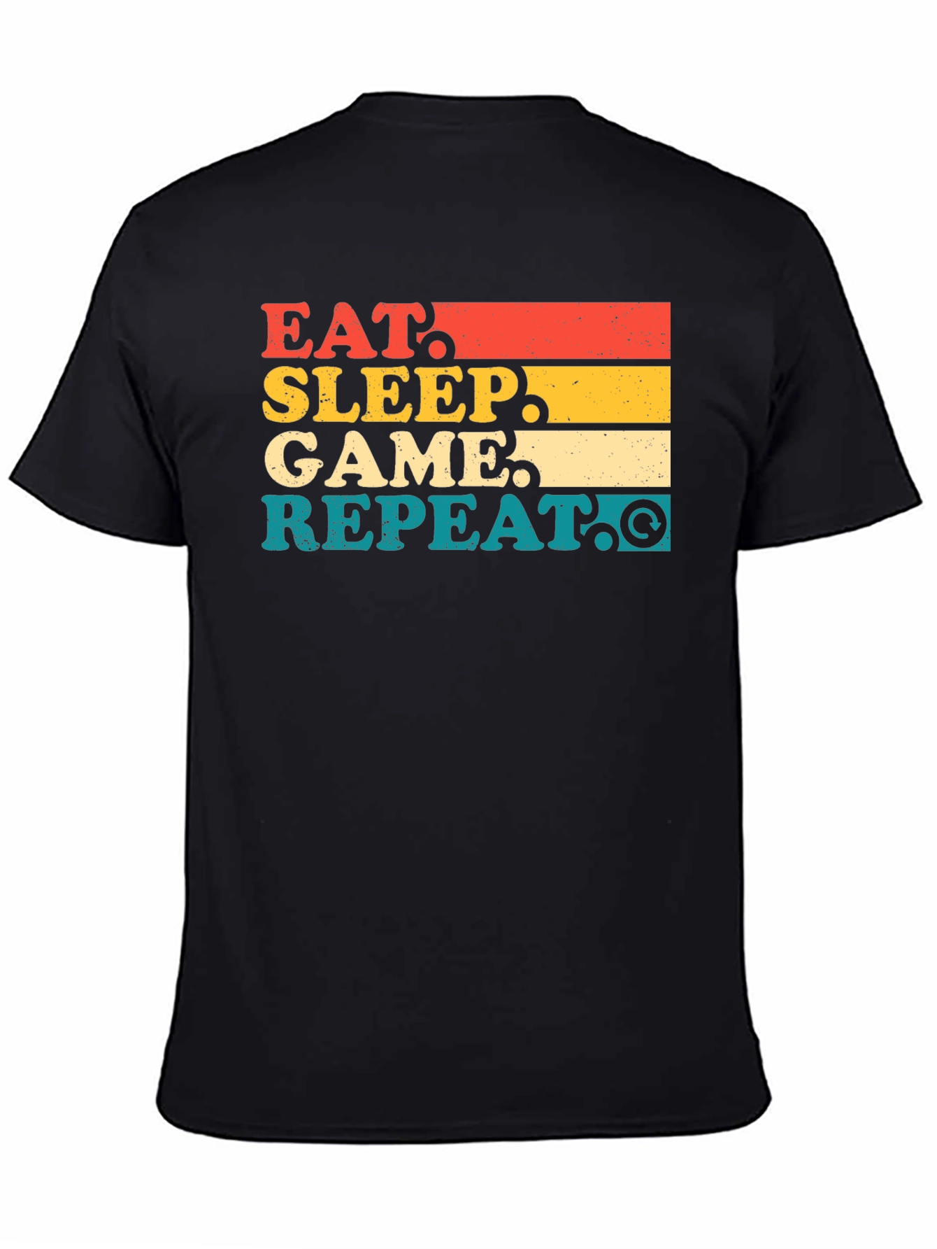 Eat Sleep Game Repeat Graphic Tee