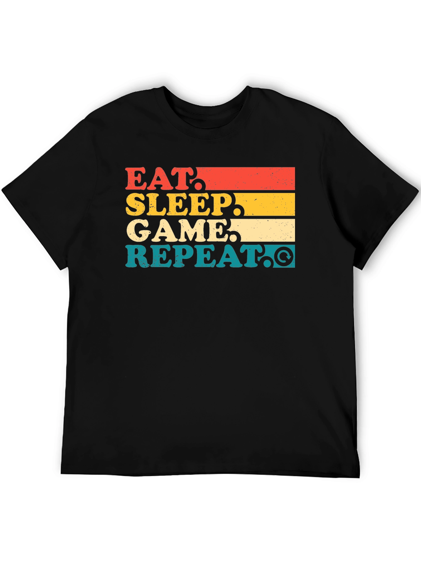 Eat Sleep Game Repeat Graphic Tee