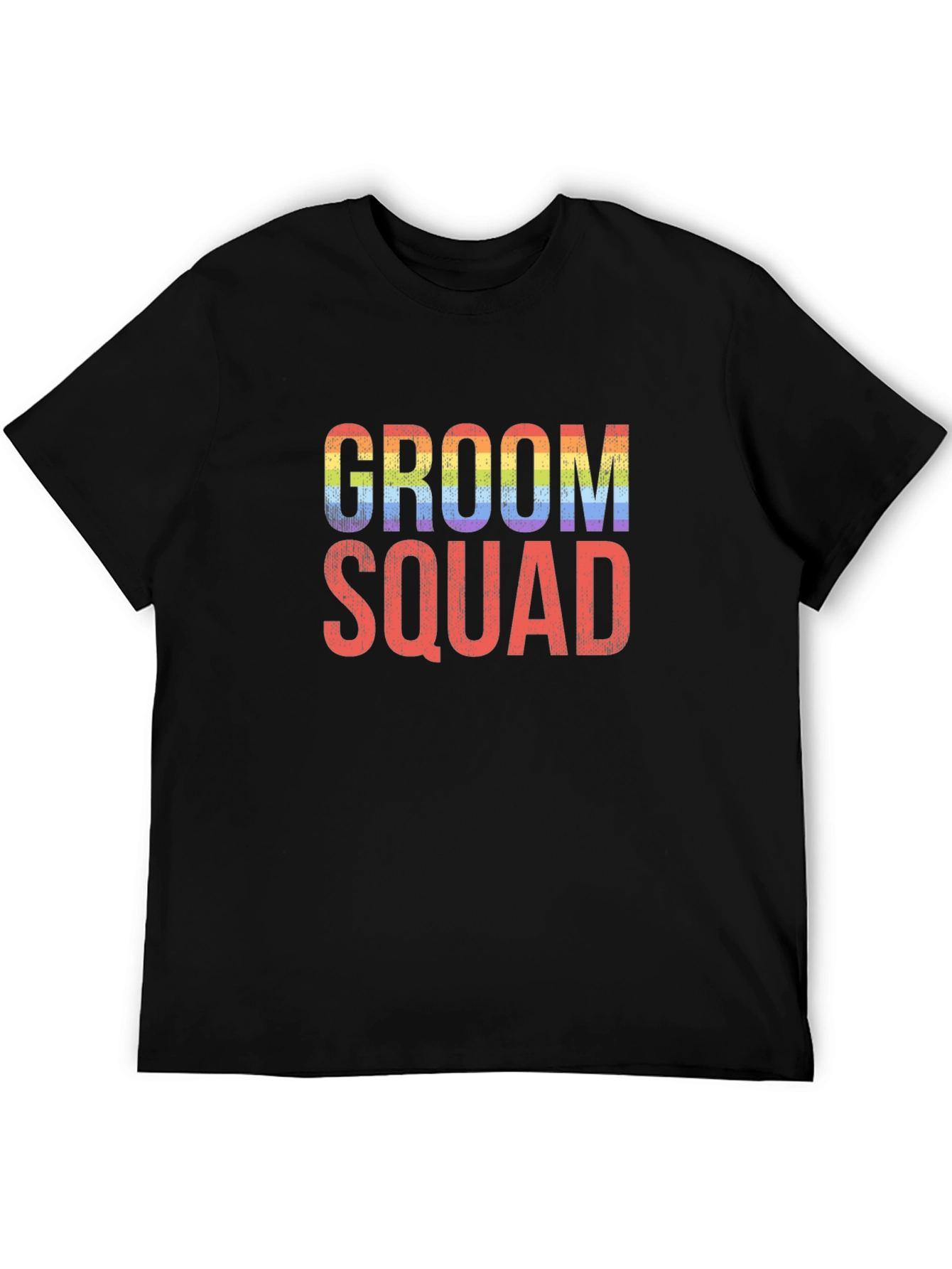 Groom Squad Rainbow Pride T-Shirt