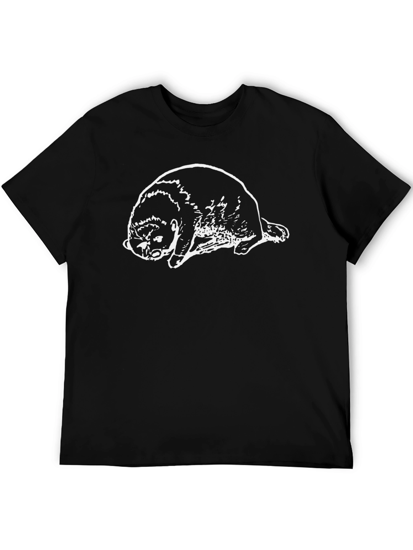 Funny Honey Badger T-Shirt - Black