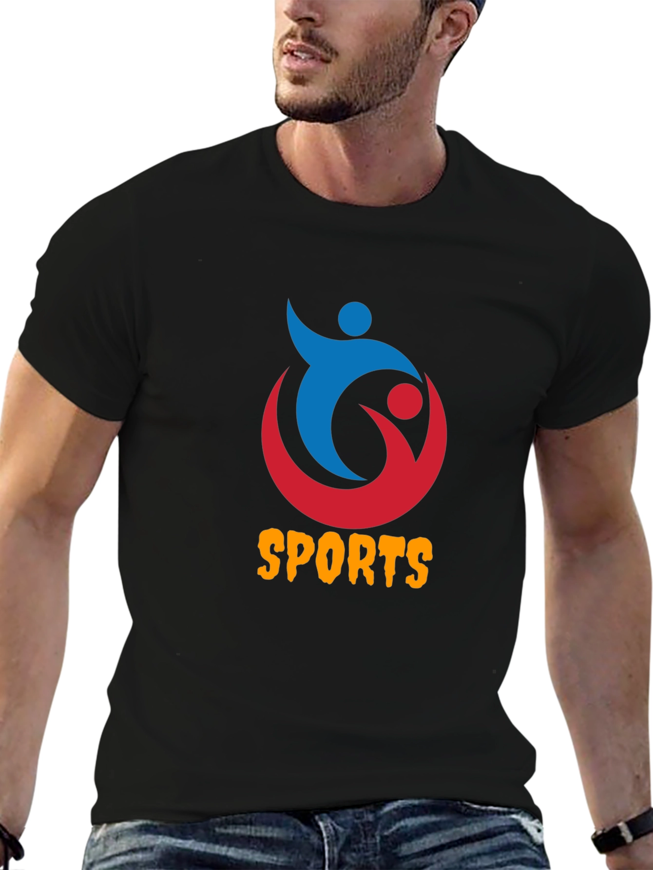 Sports Graphic Tee - Stylish Activewear Shirt