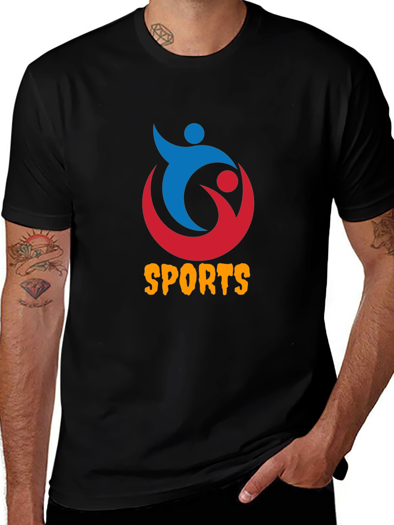 Sports Graphic Tee - Stylish Activewear Shirt