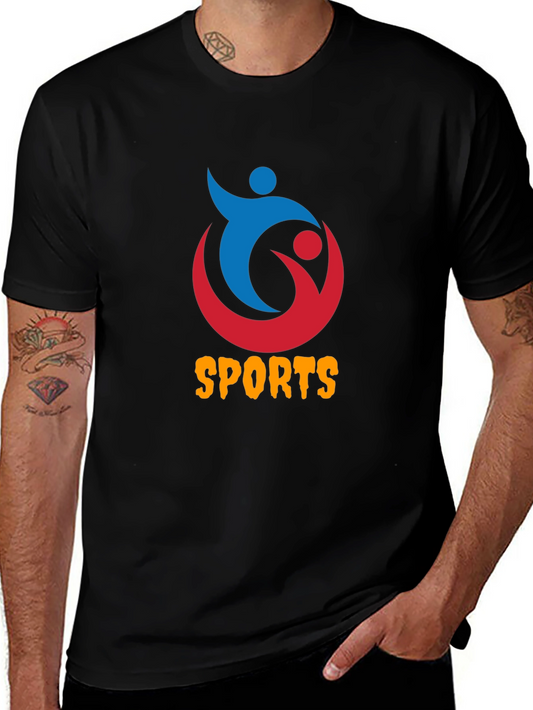 Sports Graphic Tee - Stylish Activewear Shirt