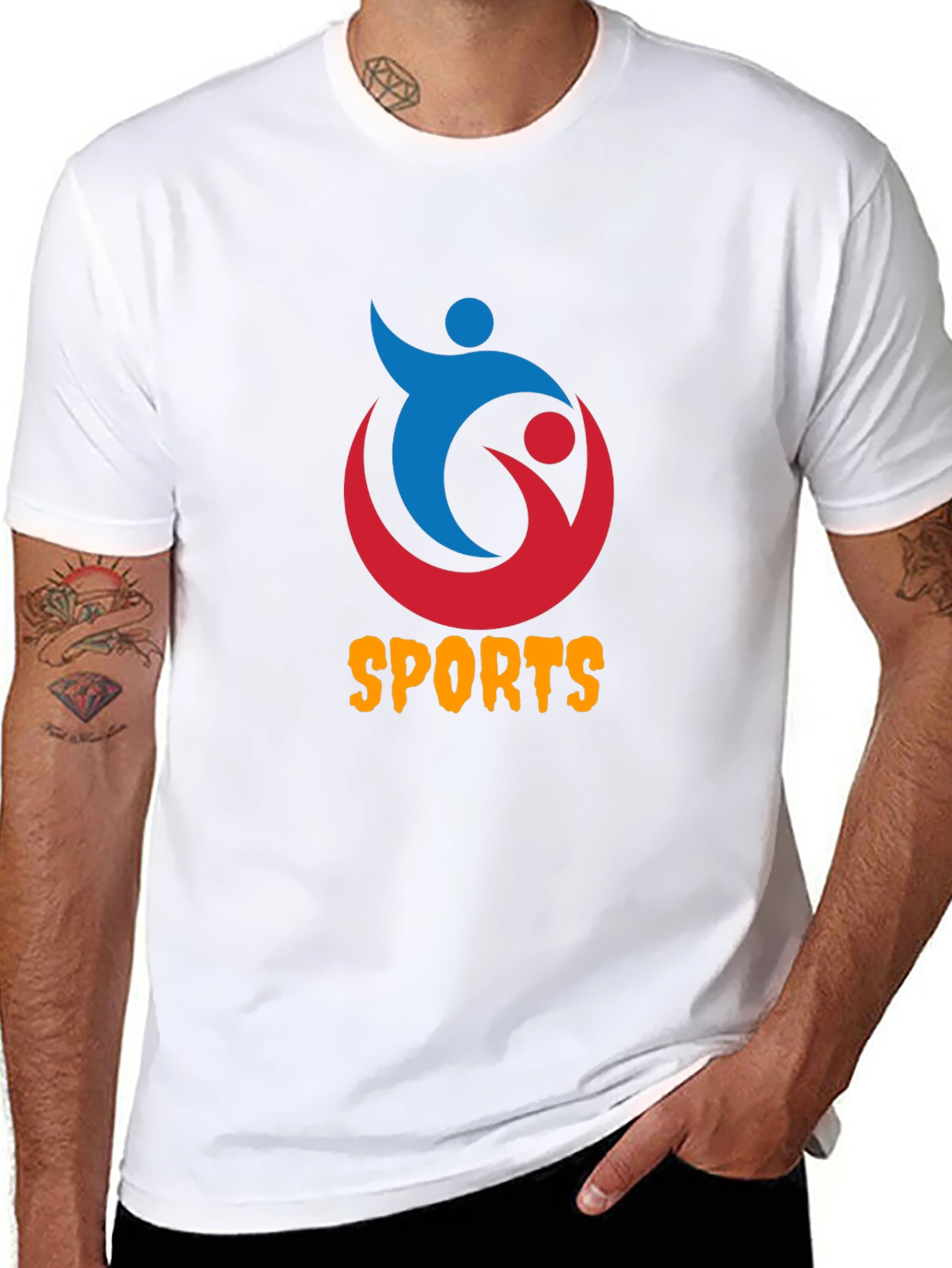 Sports Graphic Tee - Stylish Activewear Shirt