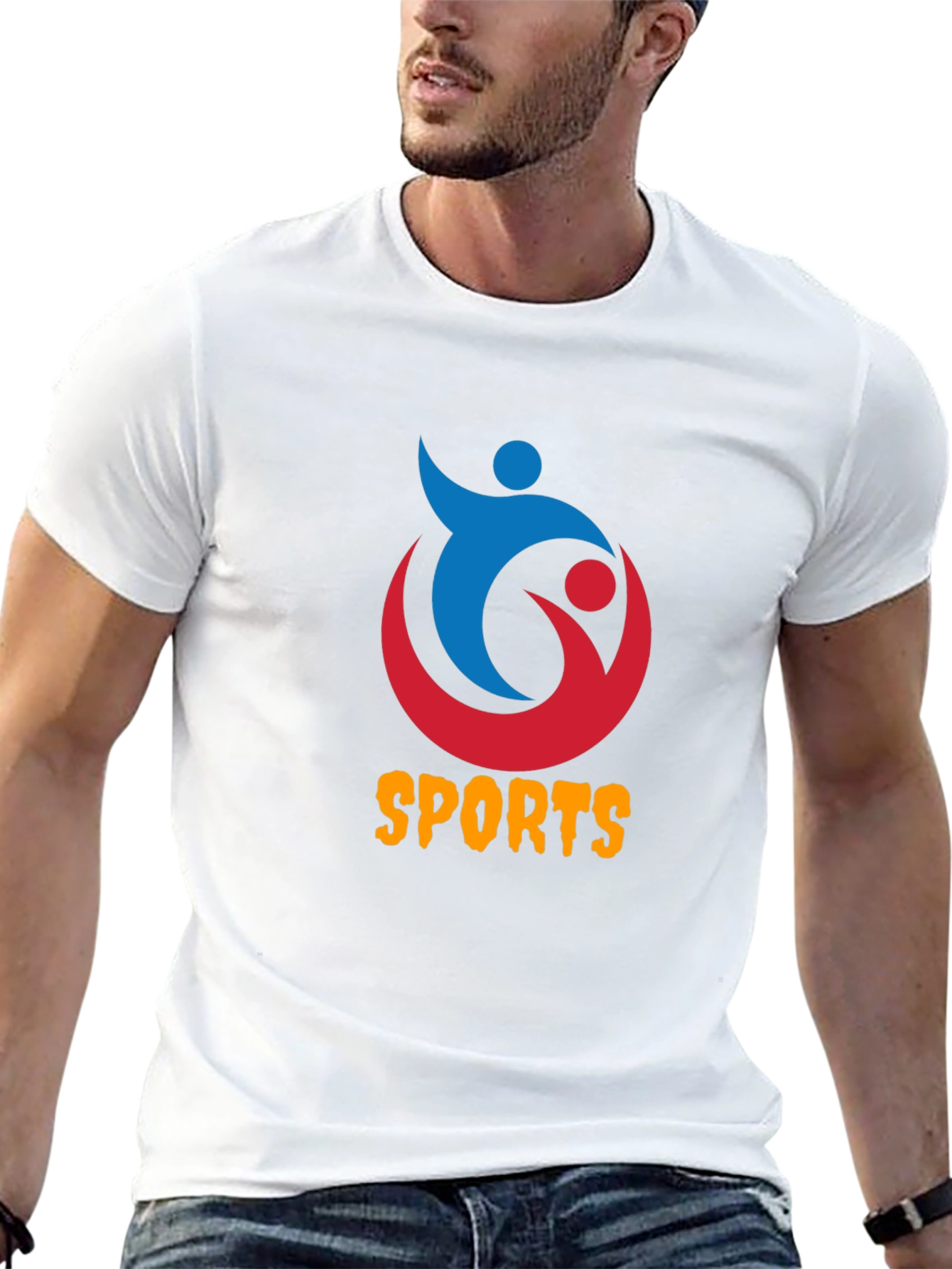 Sports Graphic Tee - Stylish Activewear Shirt
