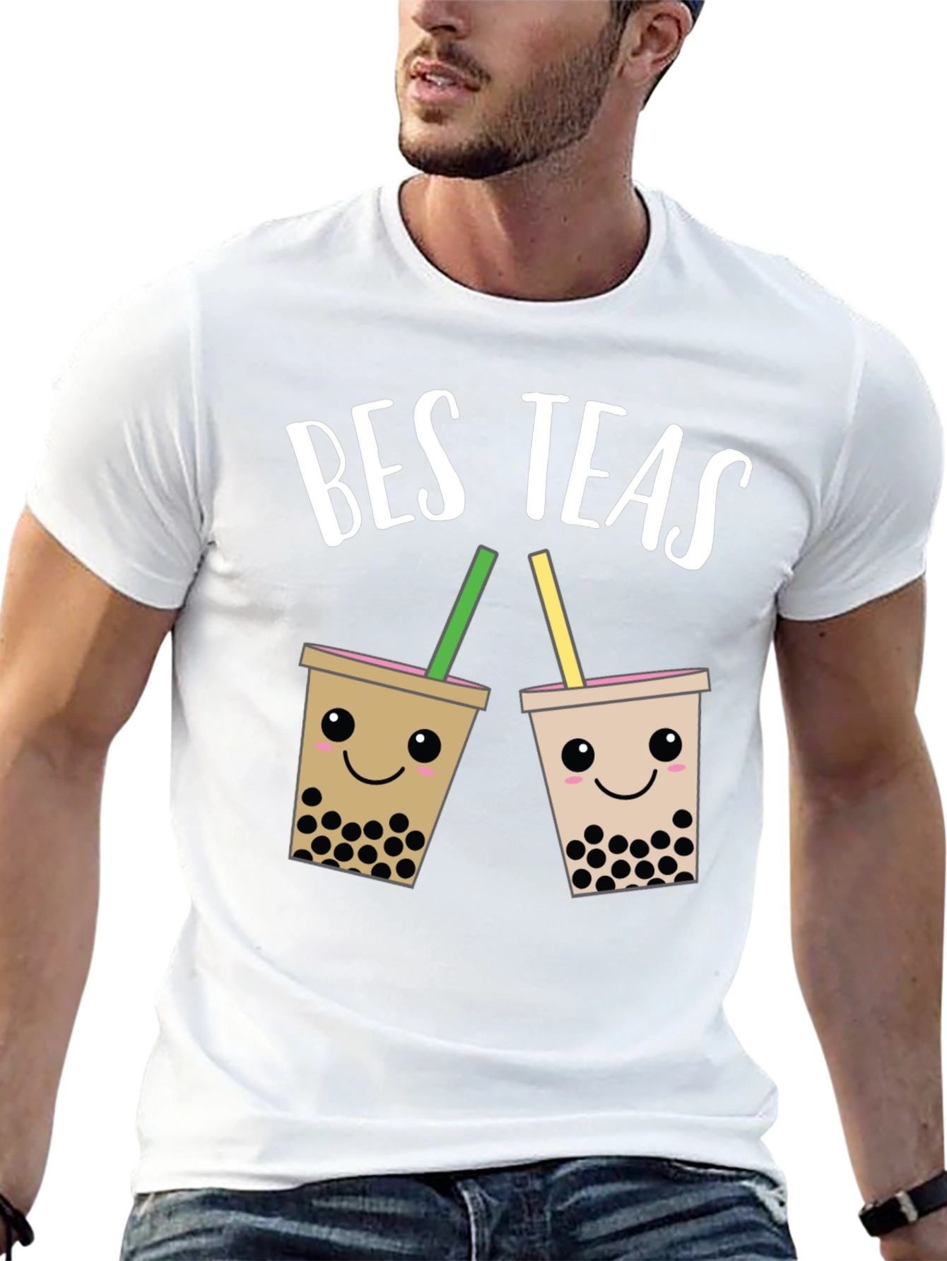 Bes Teas Bubble Tea Graphic T-Shirt