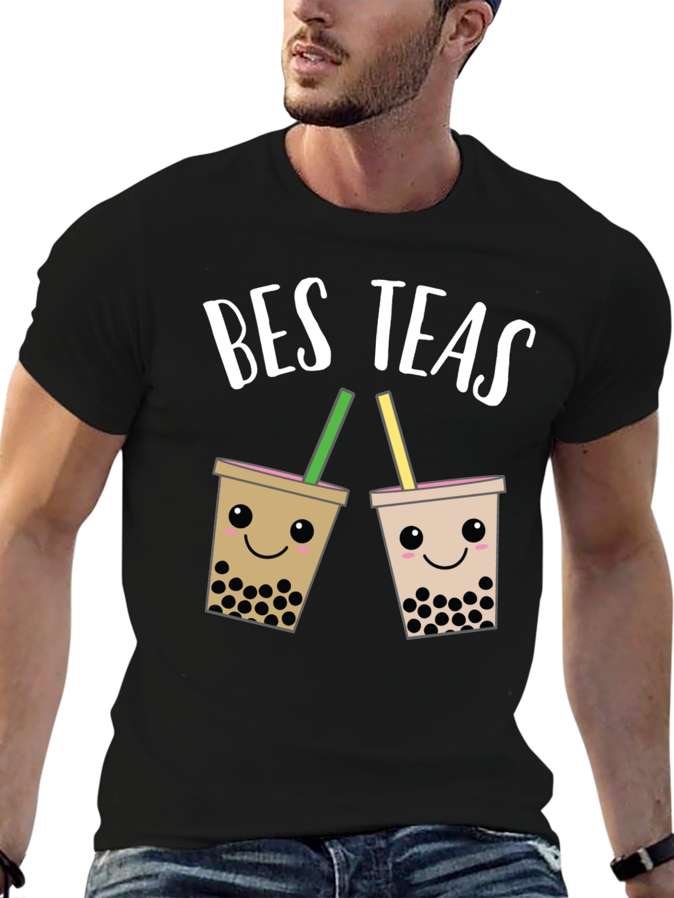 Bes Teas Bubble Tea Graphic T-Shirt