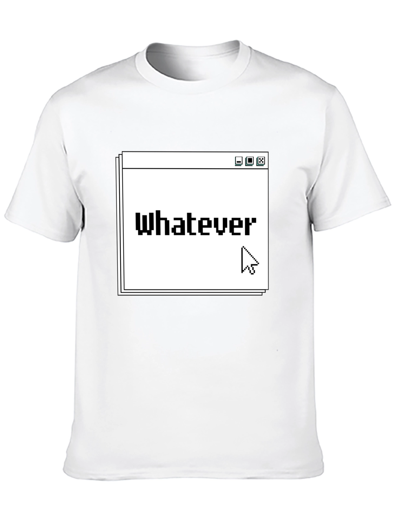 Whatever T-Shirt - Pixel Art Design