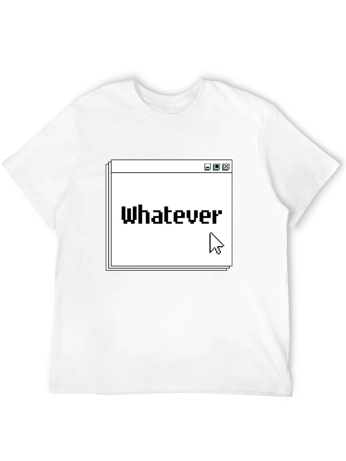 Whatever T-Shirt - Pixel Art Design