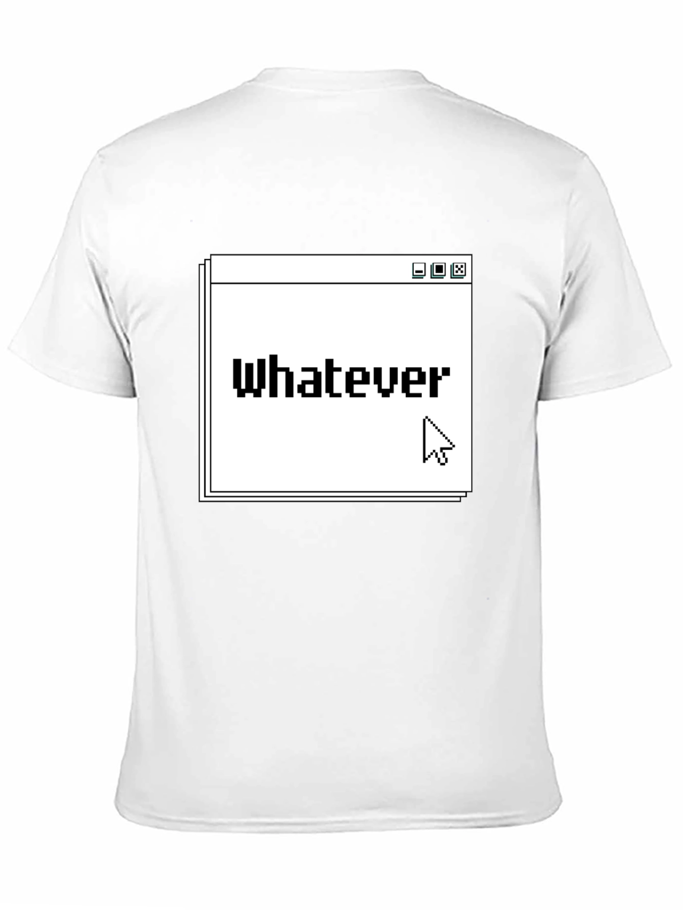 Whatever T-Shirt - Pixel Art Design