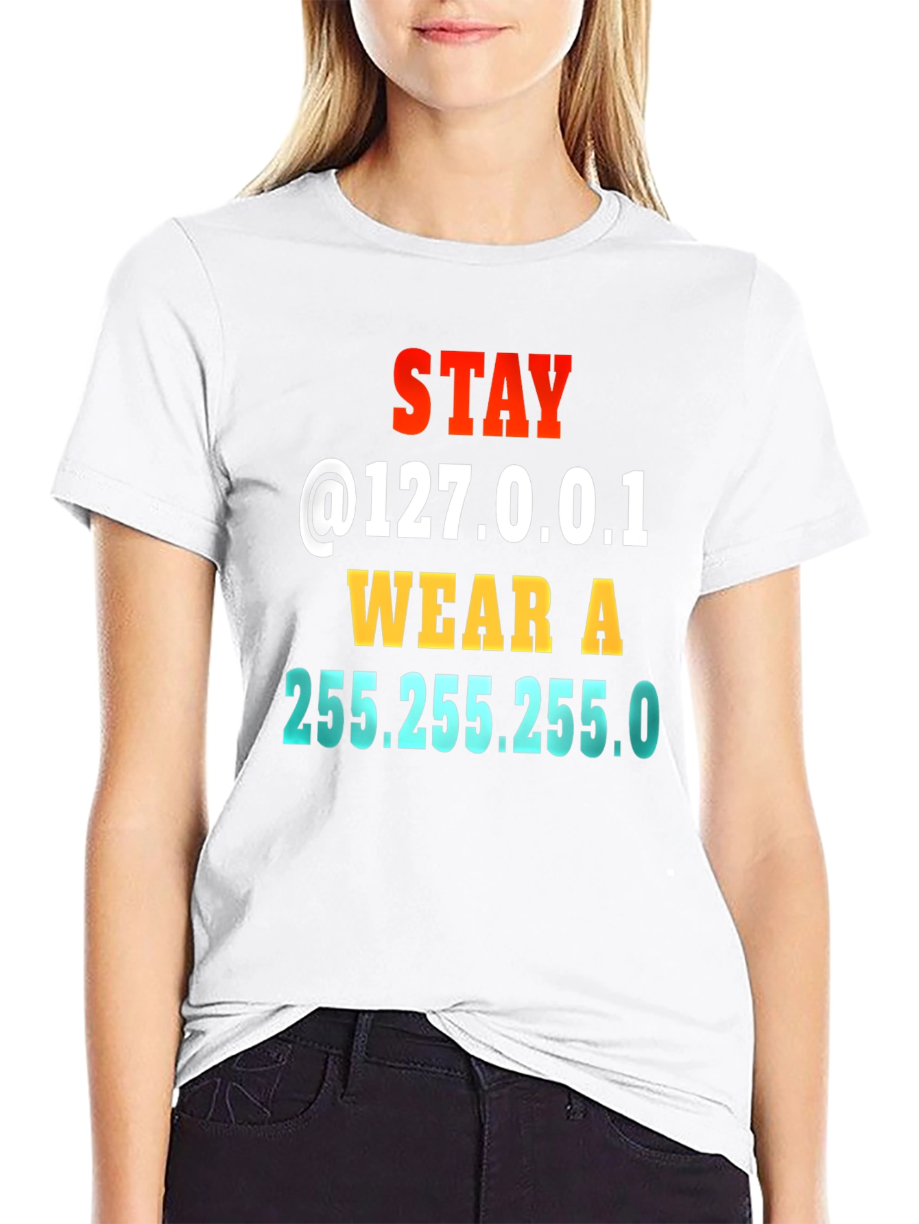 Stay Home T-Shirt IT Geek Joke