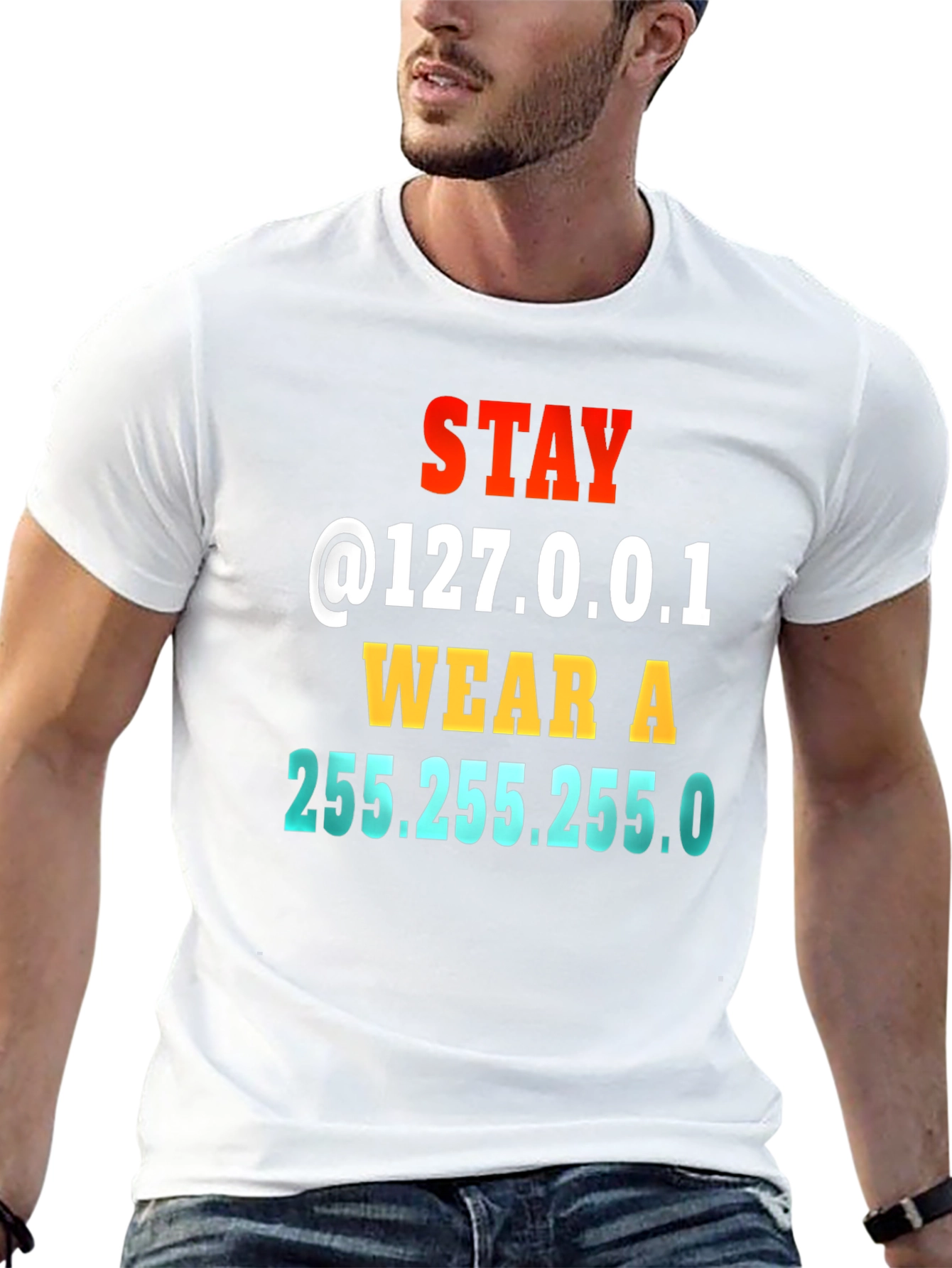 Stay Home T-Shirt IT Geek Joke