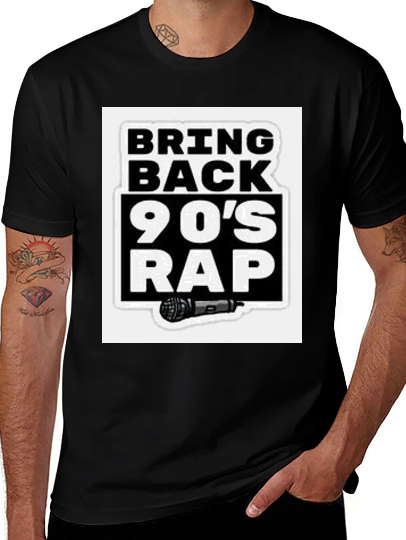 Bring Back 90s Rap Graphic T-Shirt