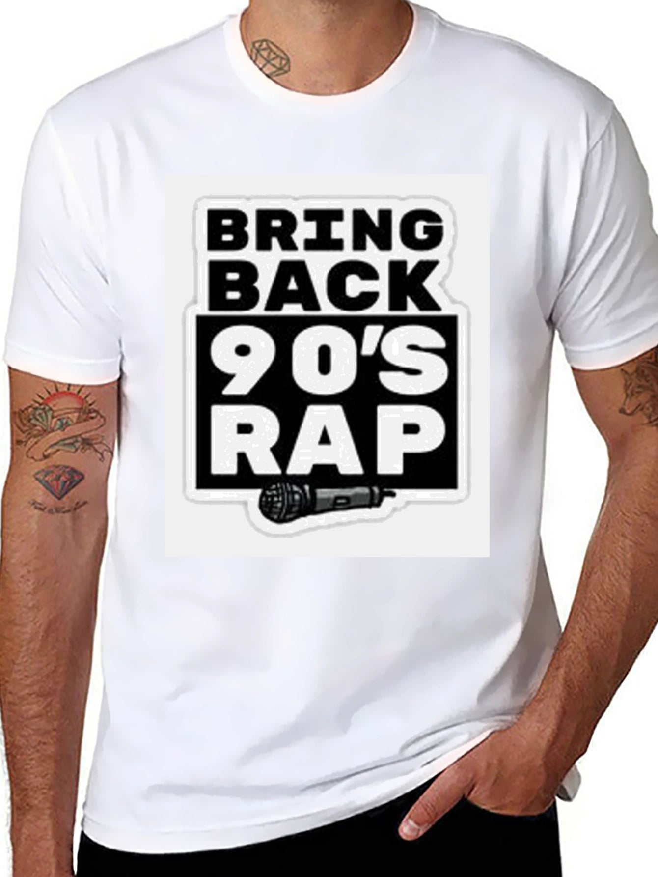 Bring Back 90s Rap Graphic T-Shirt