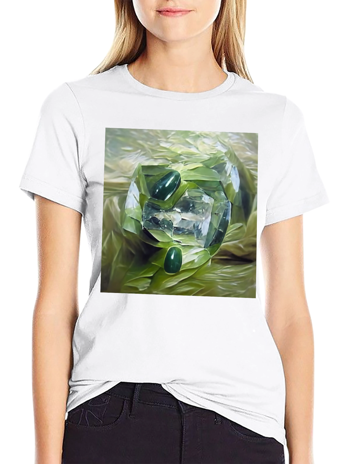 Emerald & Crystal Art T-Shirt