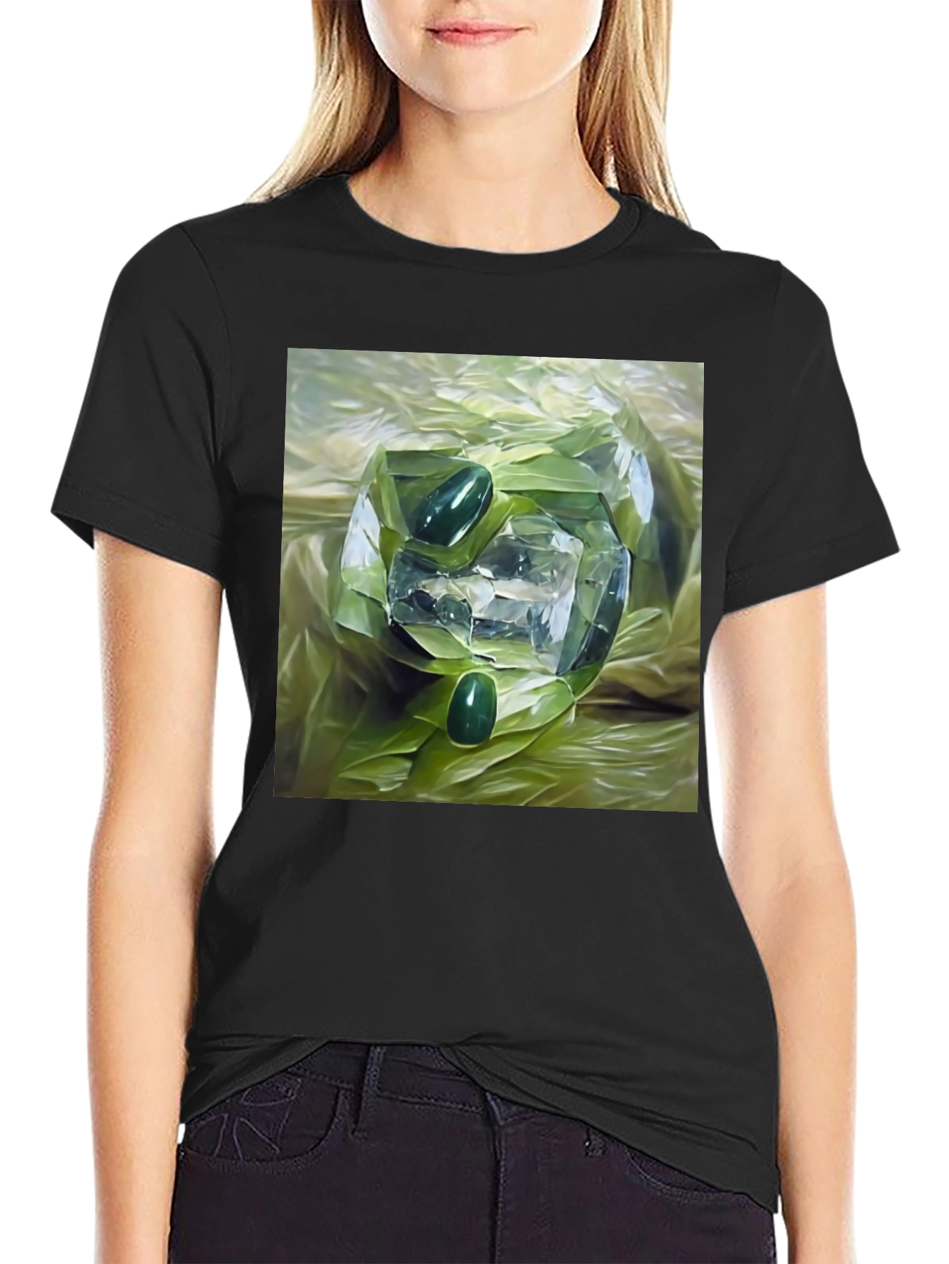 Emerald & Crystal Art T-Shirt