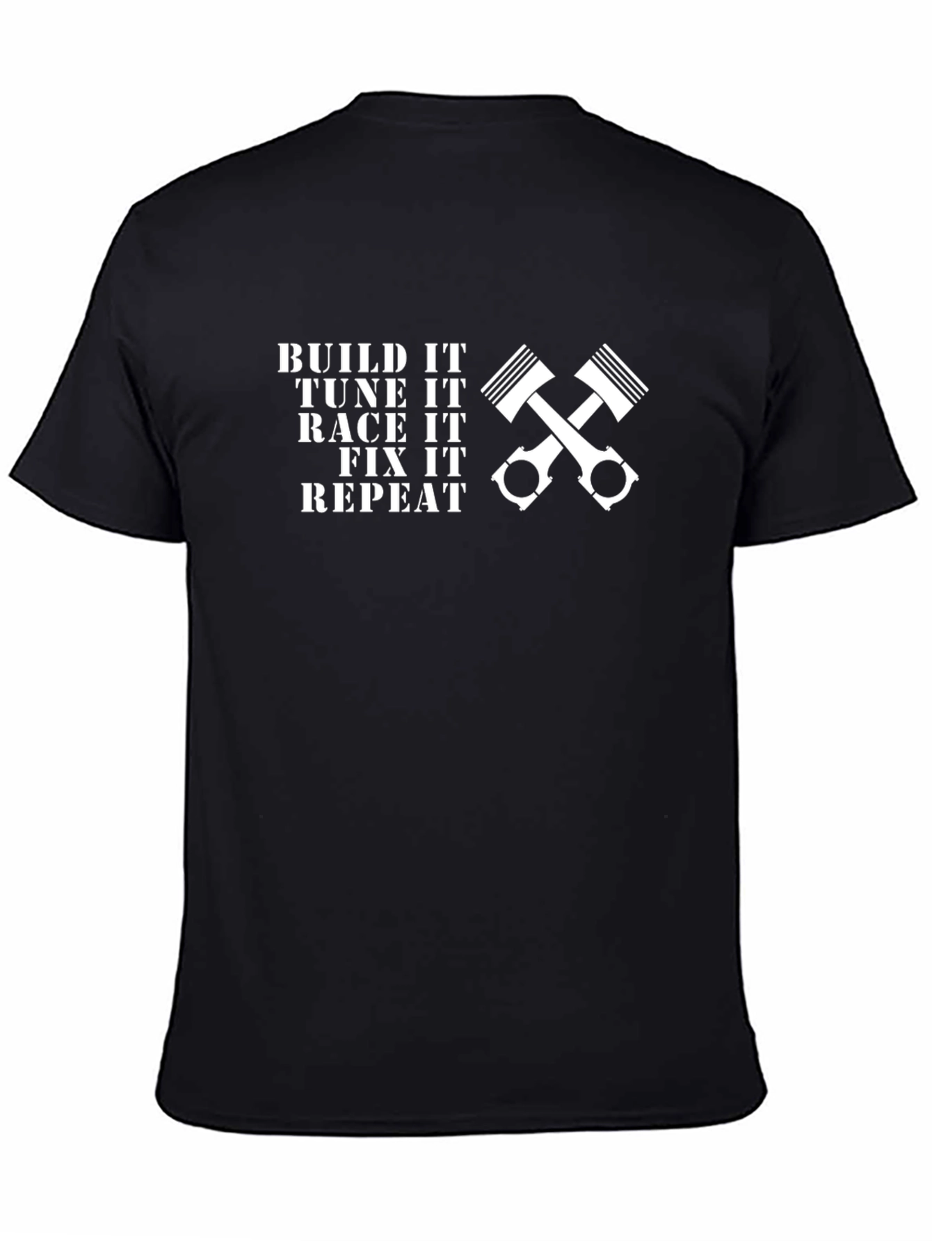 Build Race Fix Repeat Graphic T-Shirt