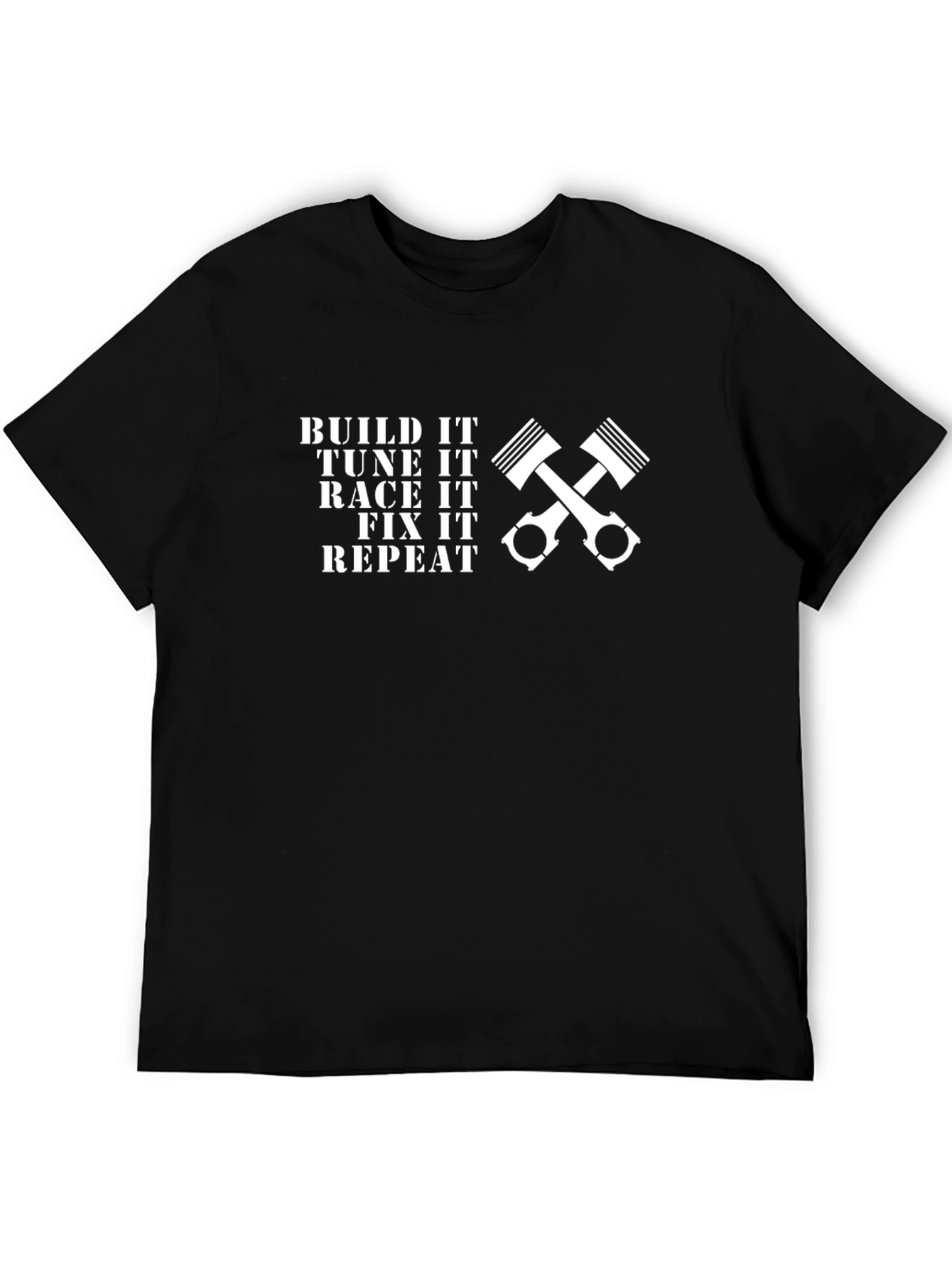 Build Race Fix Repeat Graphic T-Shirt