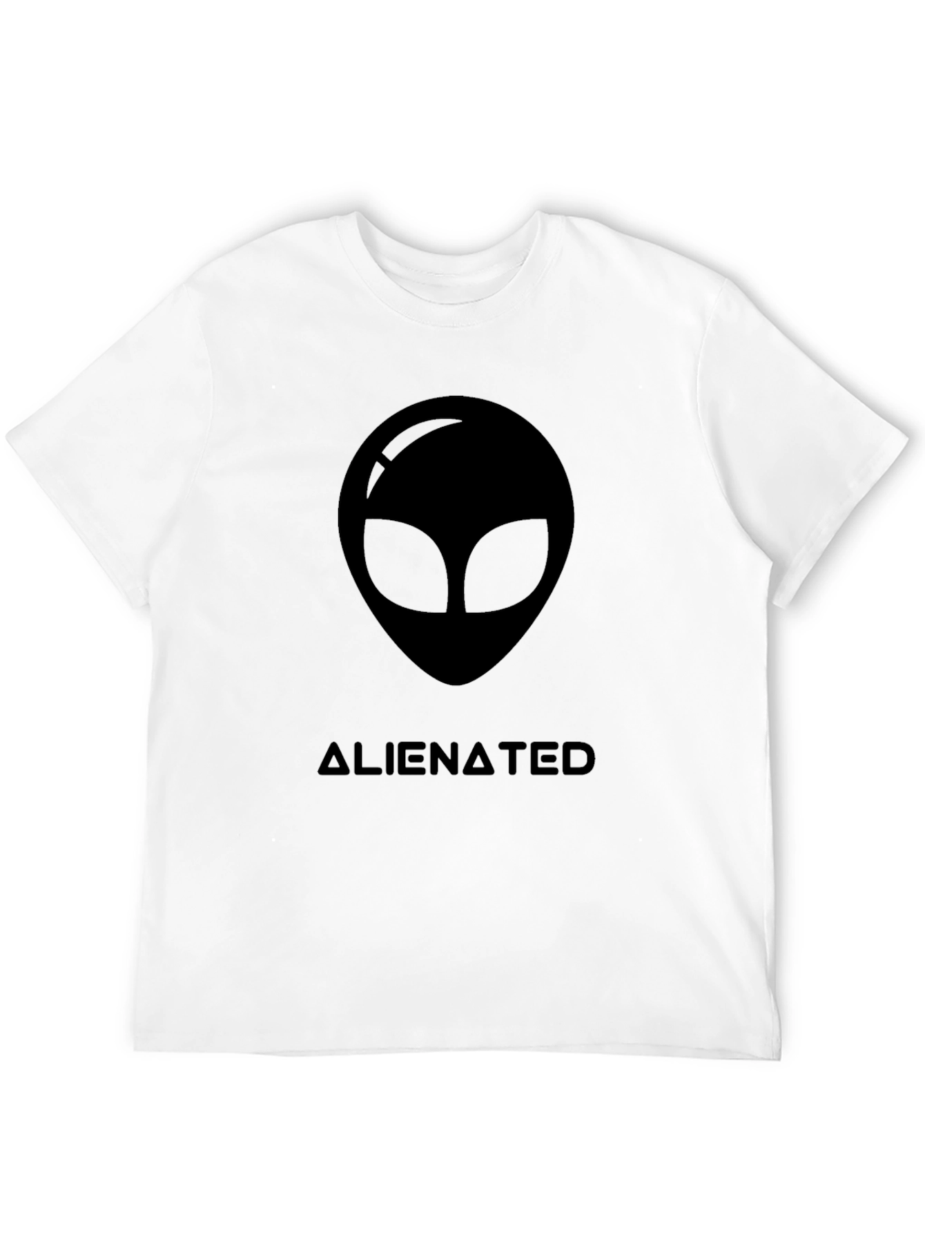 Alienated Graphic Tee - Black Cotton T-Shirt