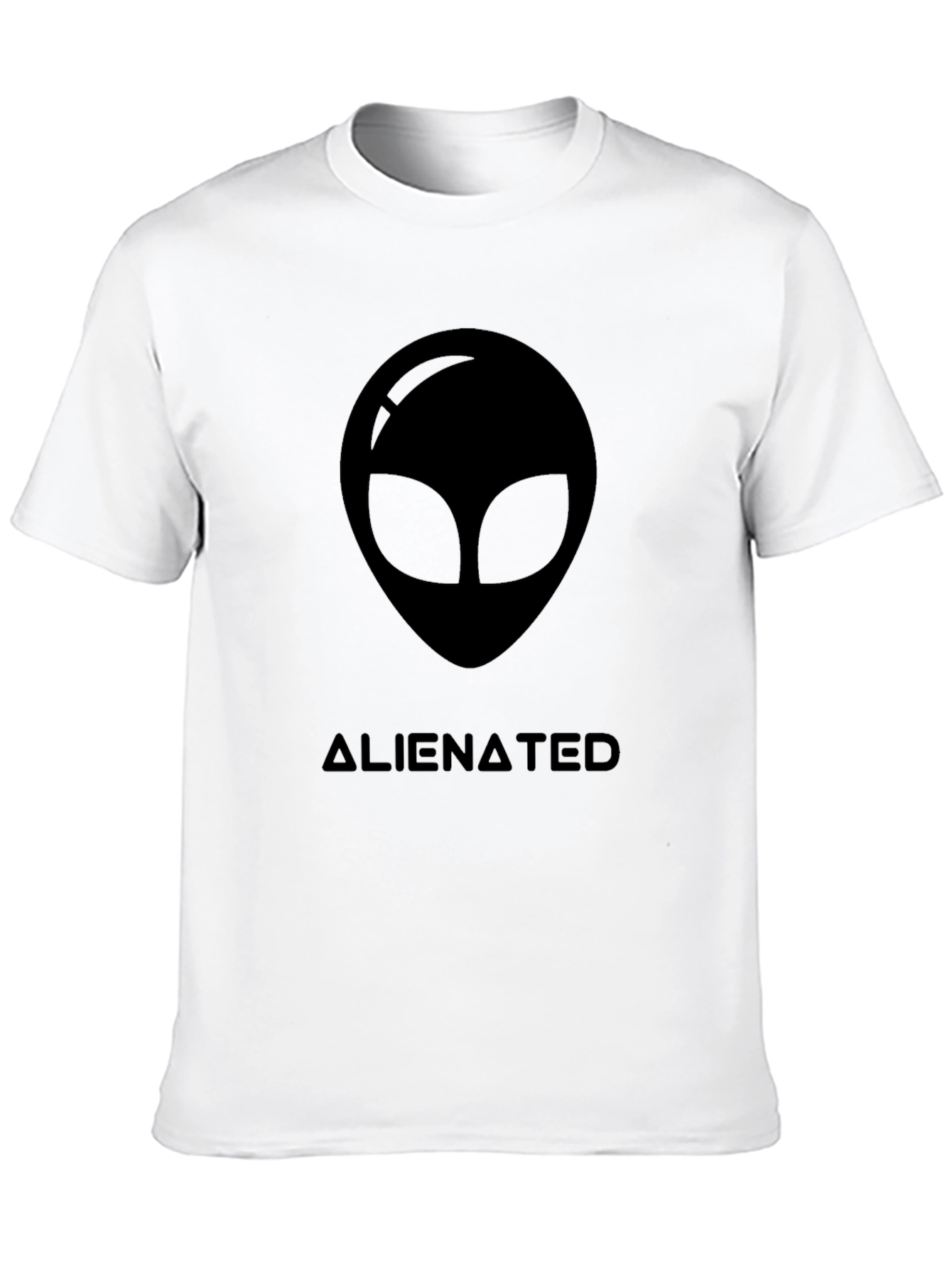 Alienated Graphic Tee - Black Cotton T-Shirt