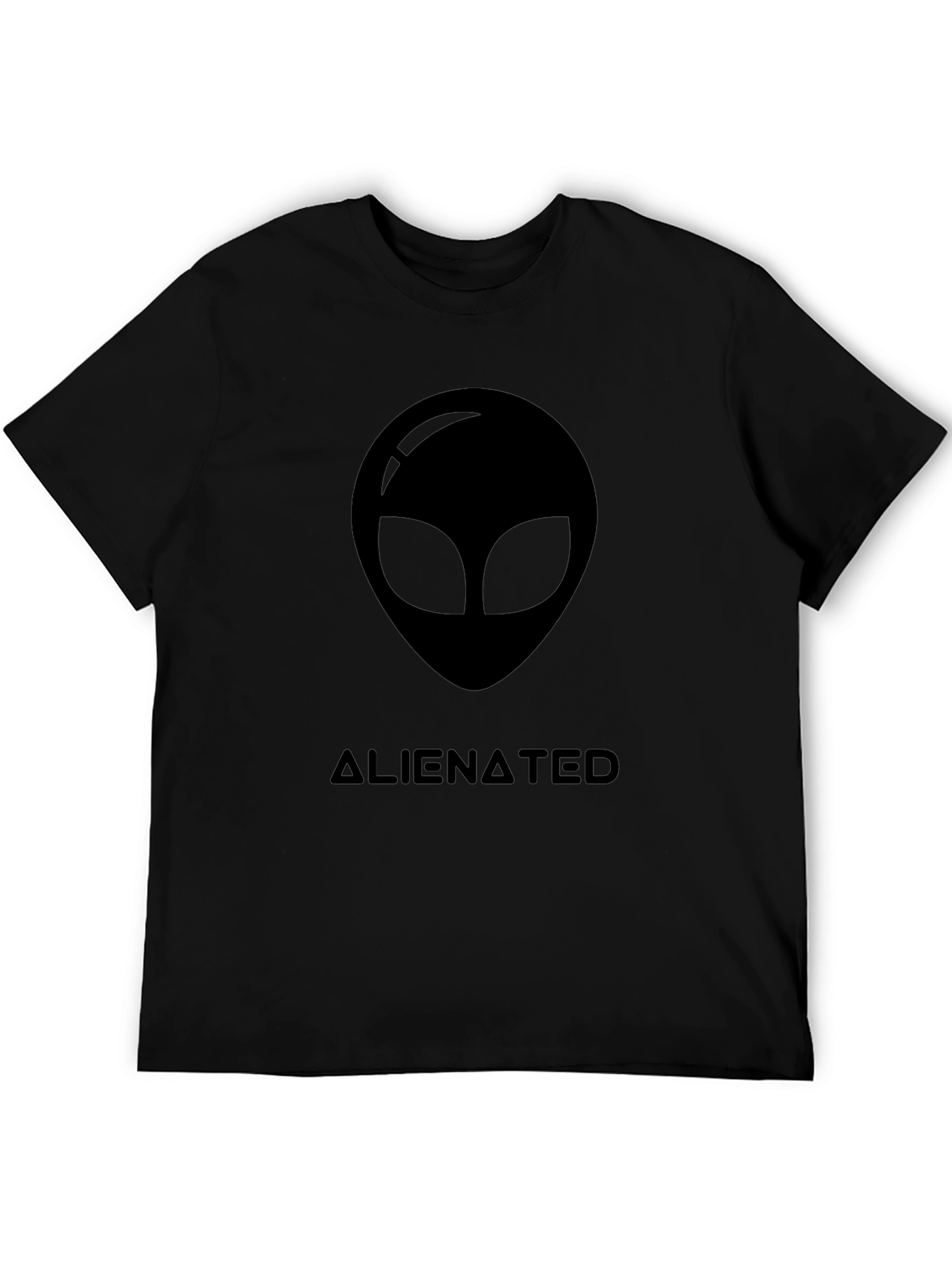 Alienated Graphic Tee - Black Cotton T-Shirt