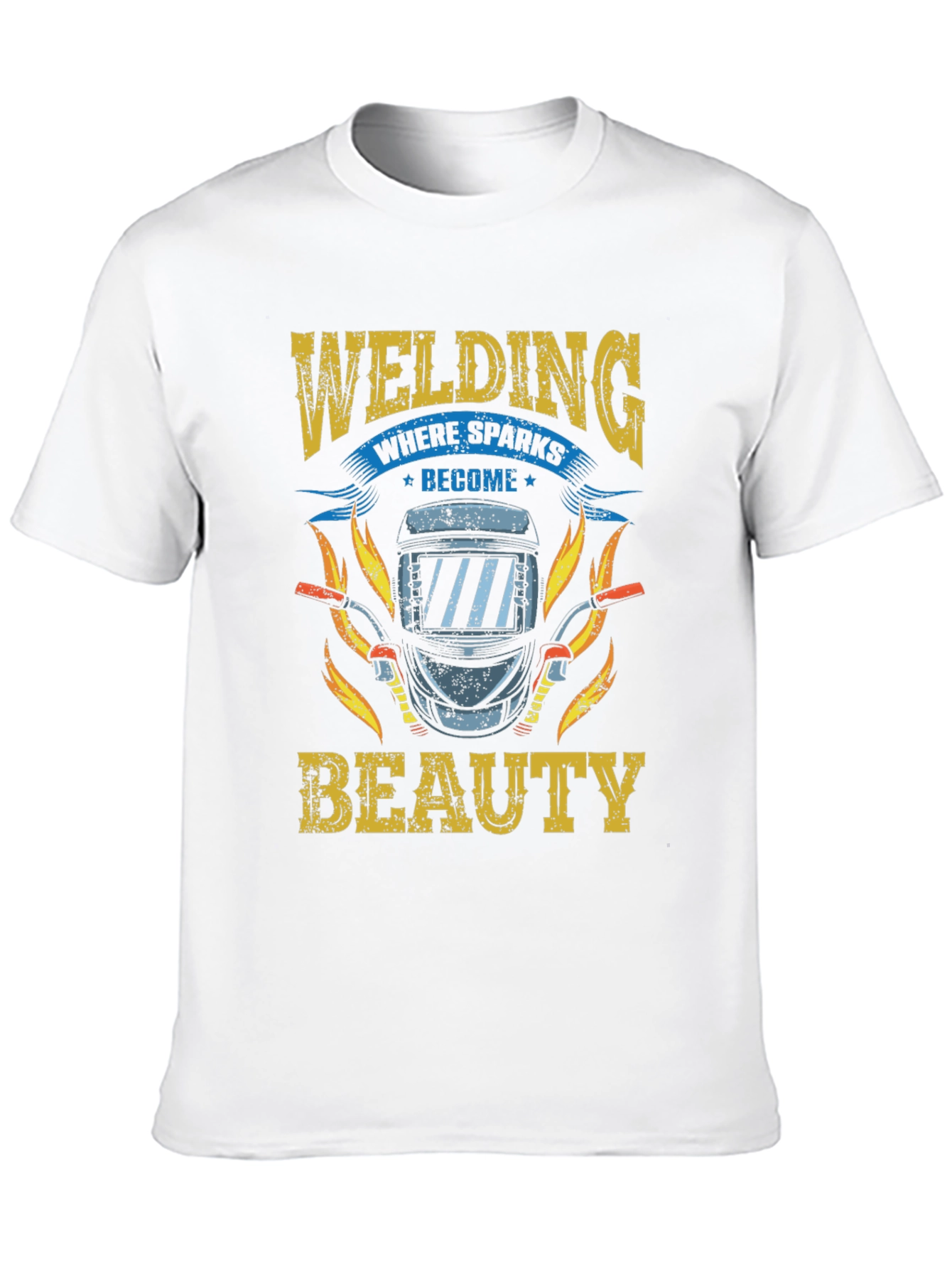 Welding Where Sparks Become Beauty T-Shirt