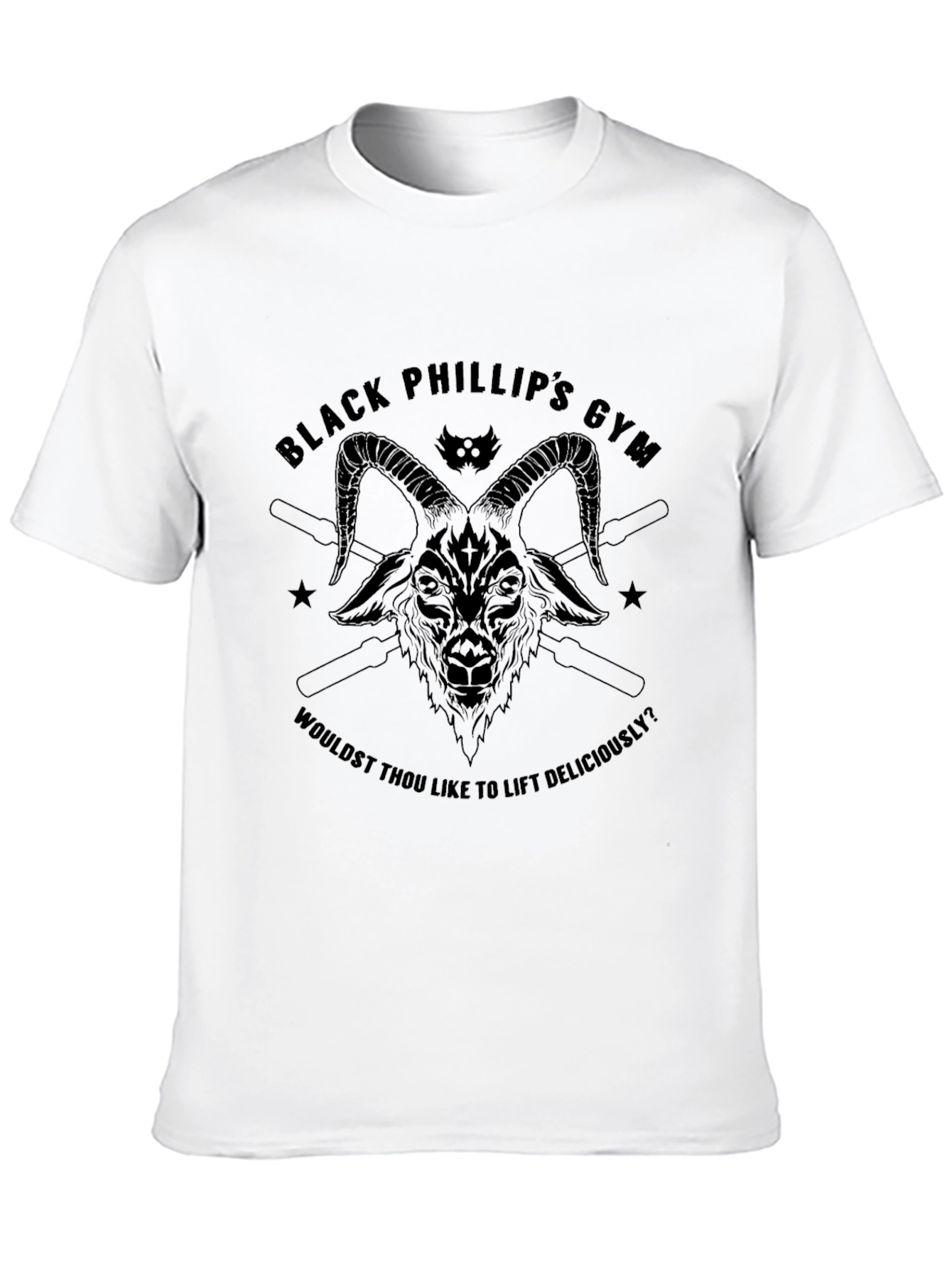 Black Phillips Gym T-Shirt - Lift Deliciously