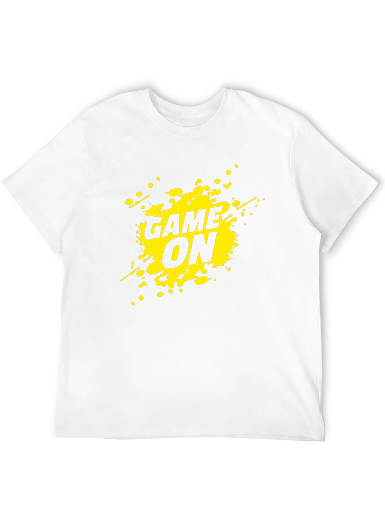 Game On Graphic Tee - Black Casual T-Shirt