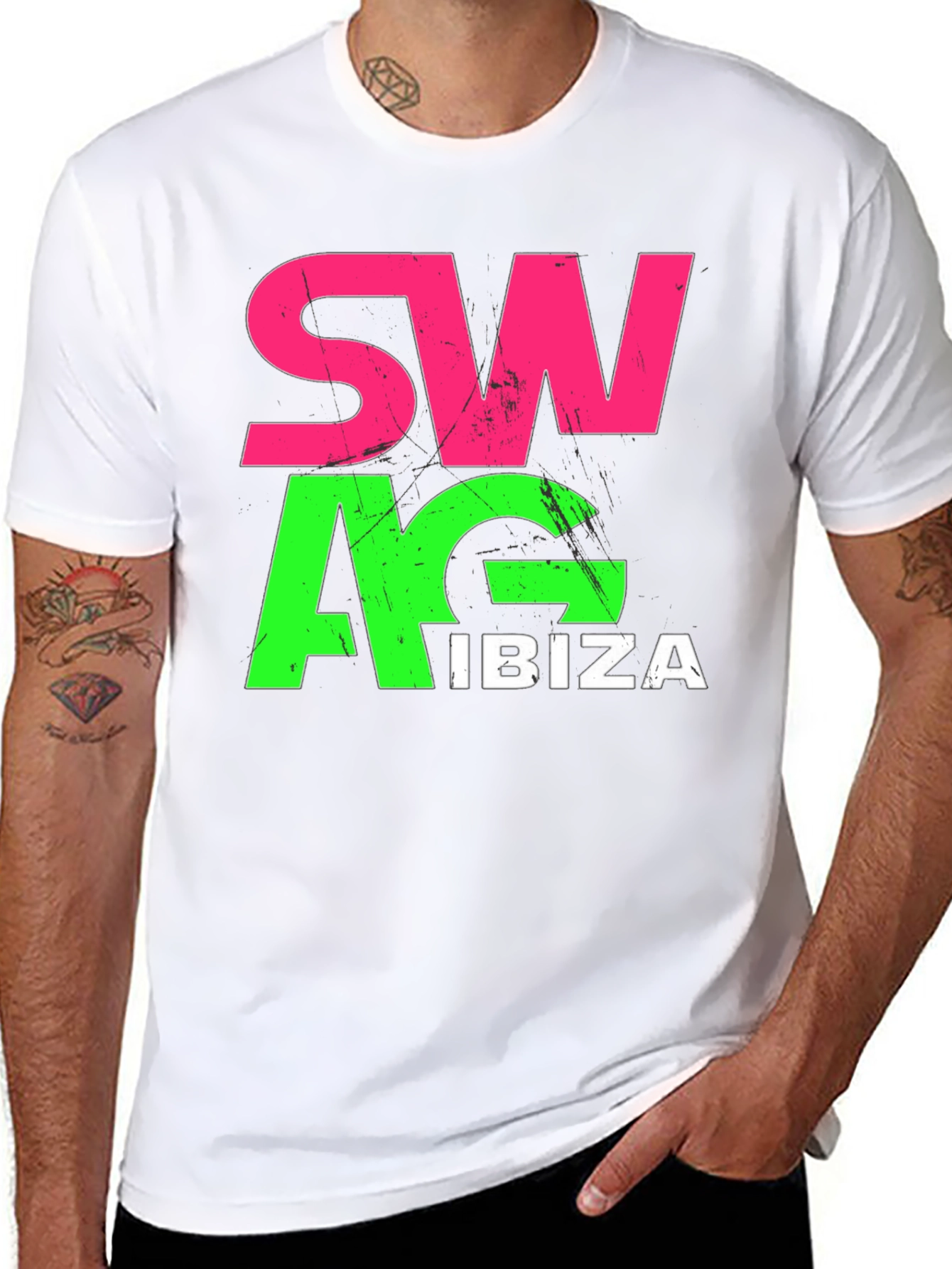 Swag Ibiza T-Shirt - Black Tee