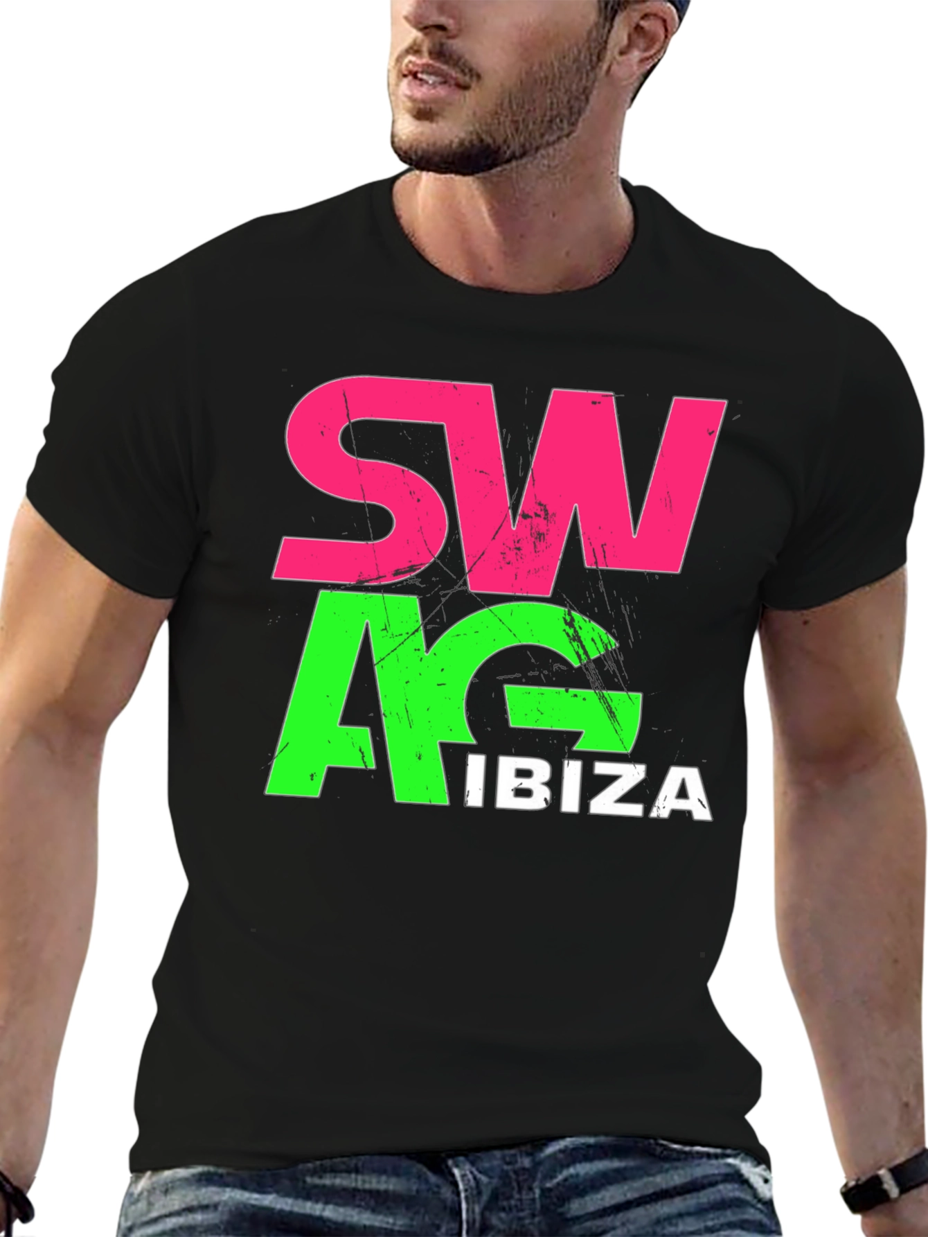 Swag Ibiza T-Shirt - Black Tee
