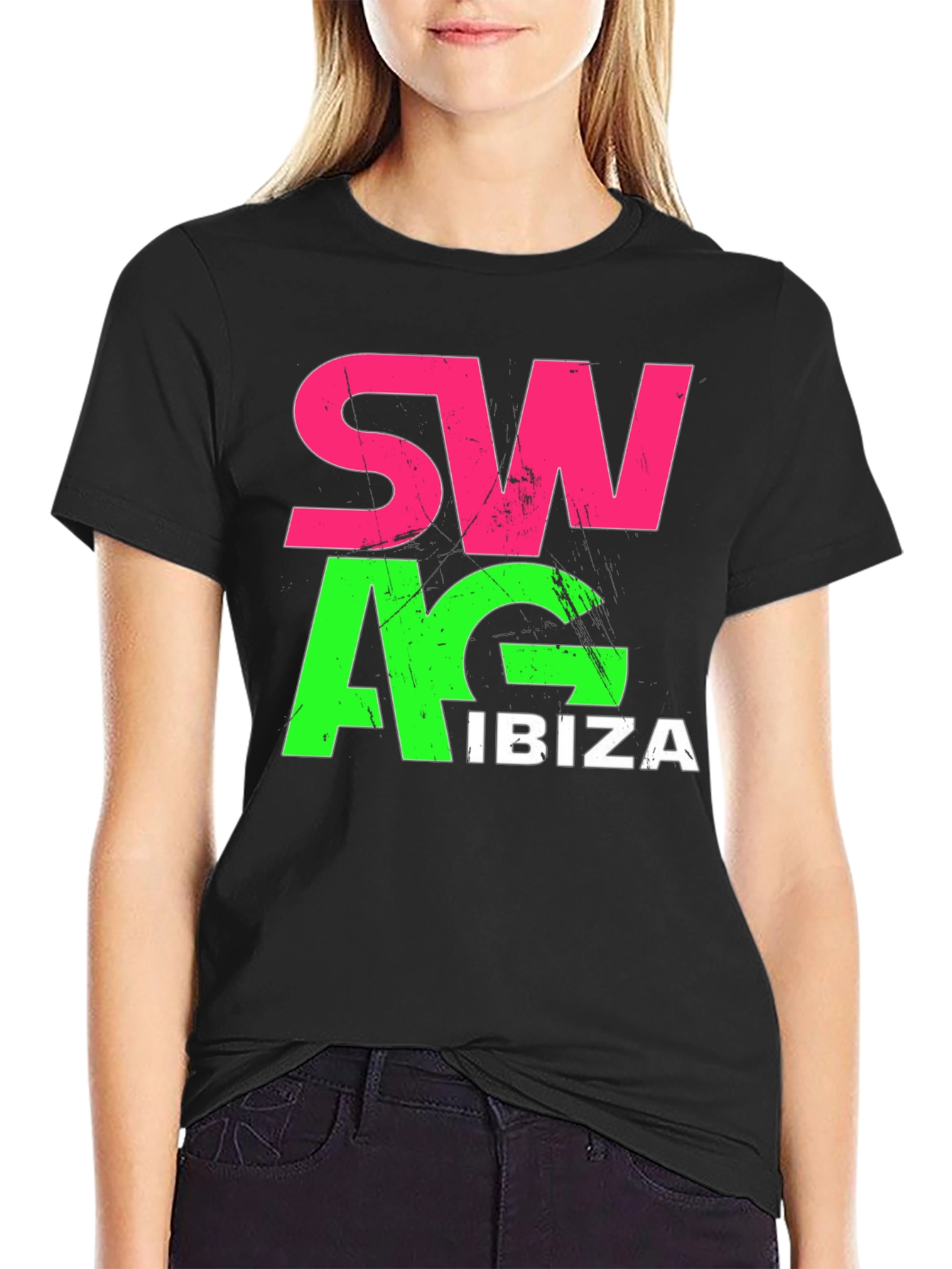 Swag Ibiza T-Shirt - Black Tee