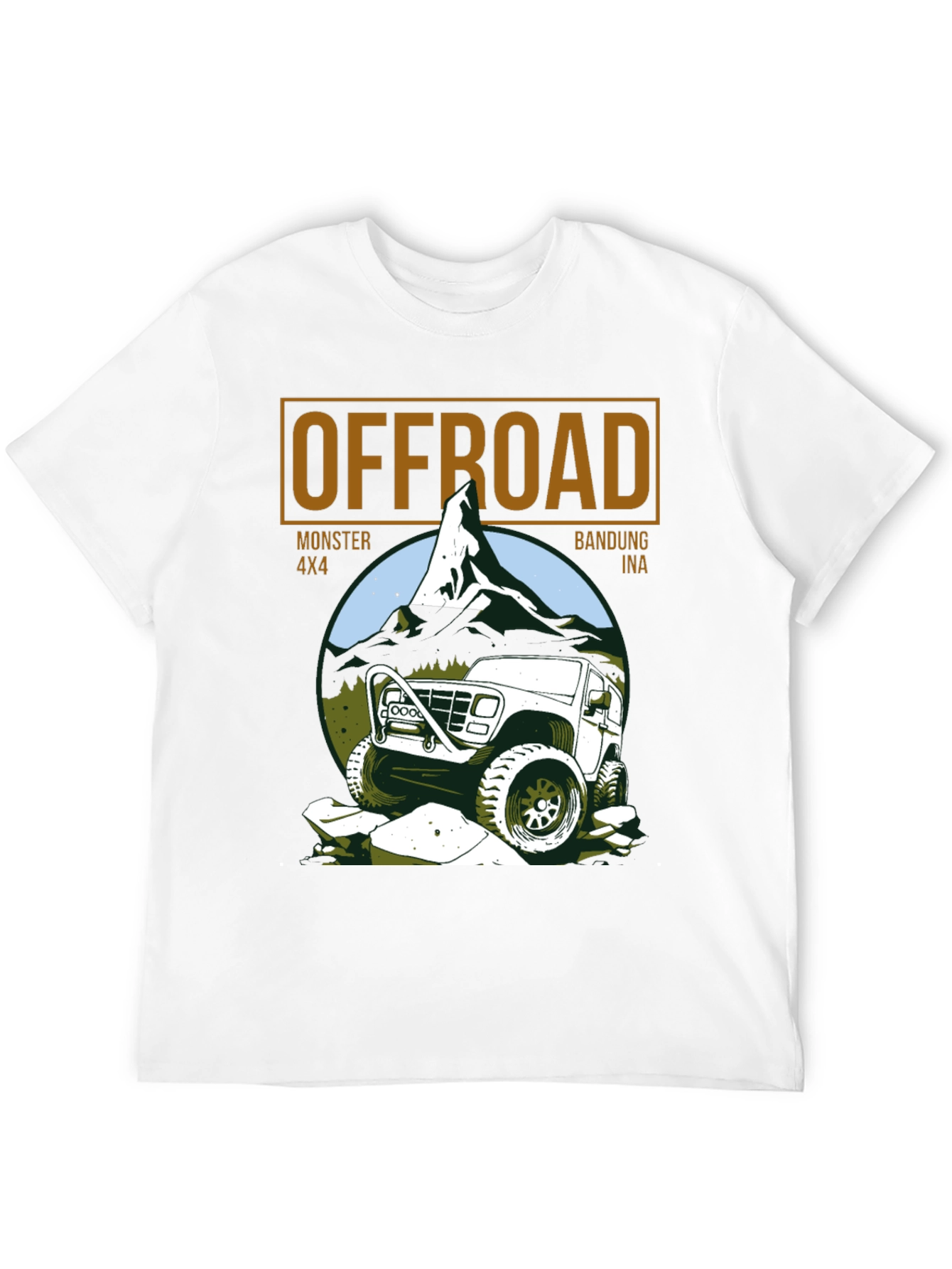 Offroad Monster 4x4 Black T-Shirt