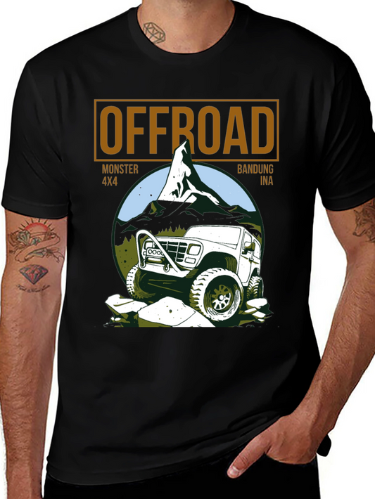 Offroad Monster 4x4 Black T-Shirt