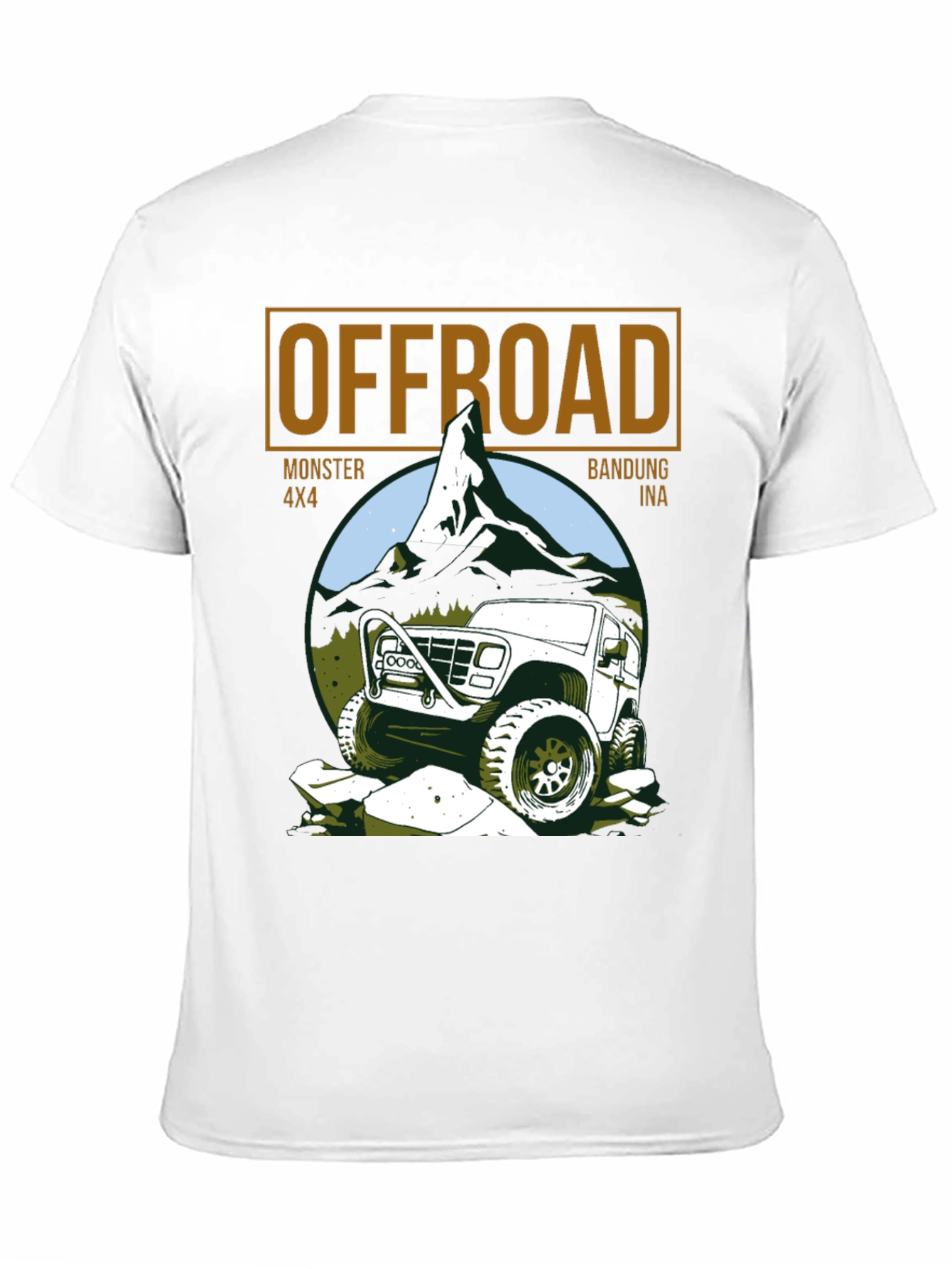Offroad Monster 4x4 Black T-Shirt