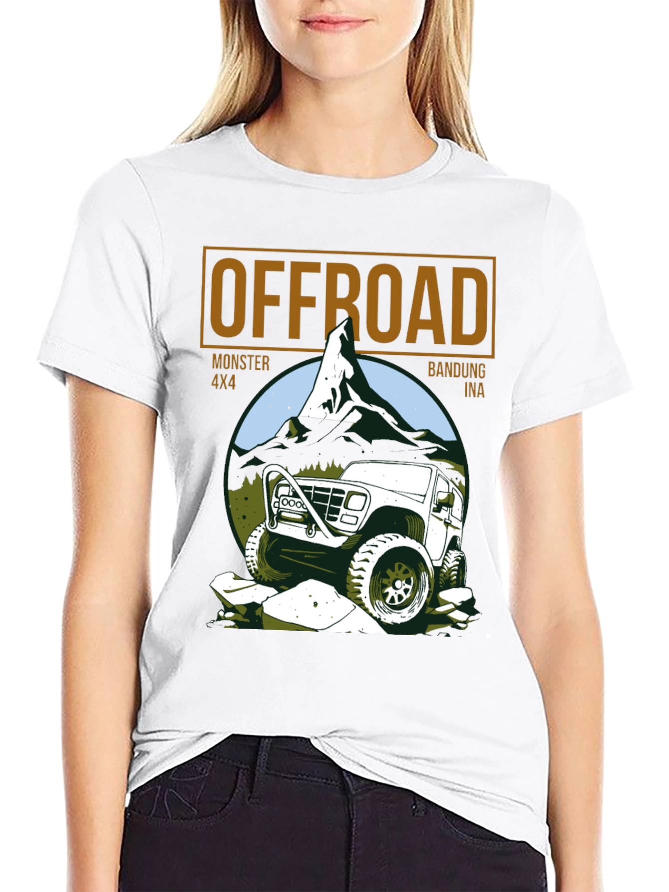 Offroad Monster 4x4 Black T-Shirt