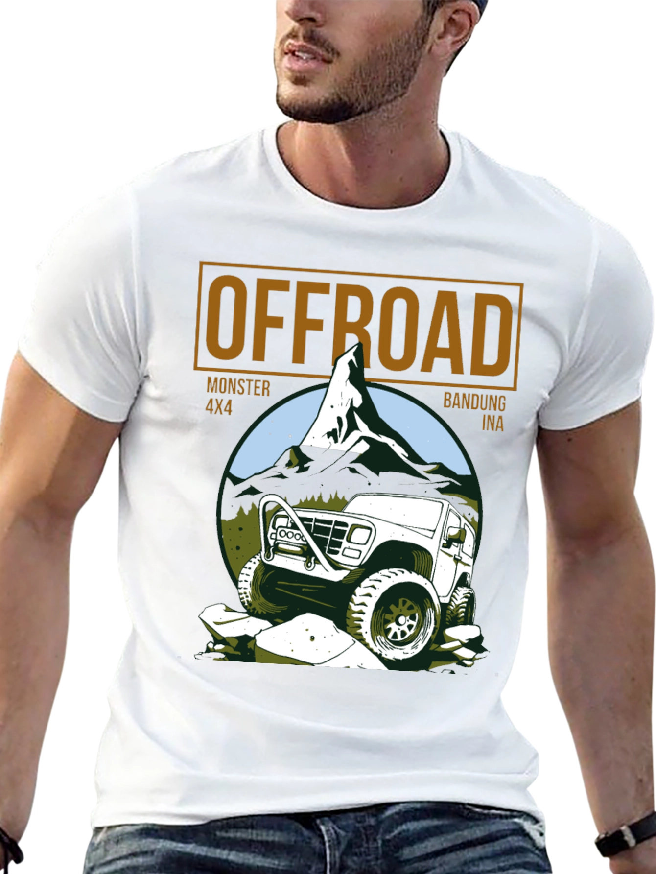 Offroad Monster 4x4 Black T-Shirt