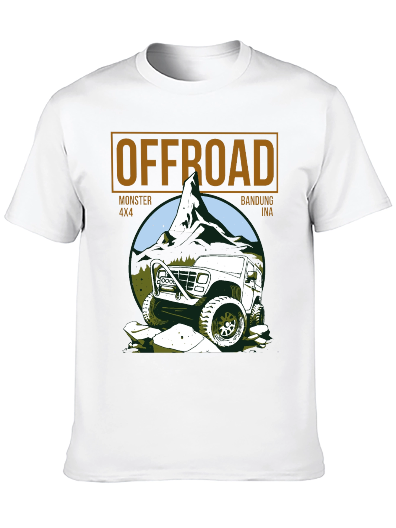 Offroad Monster 4x4 Black T-Shirt
