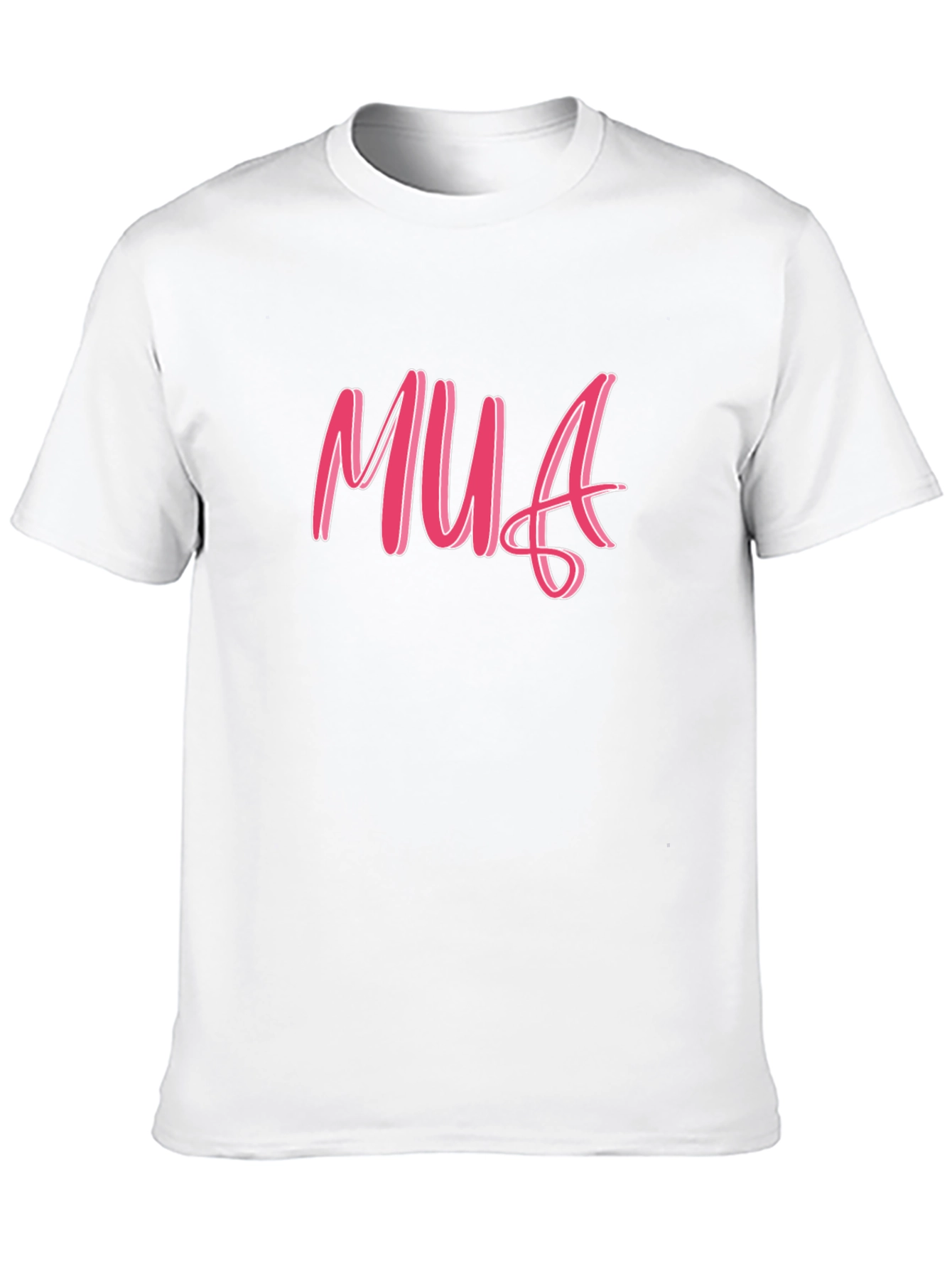 Pink MUA Graphic Tee - Unisex Black T-Shirt