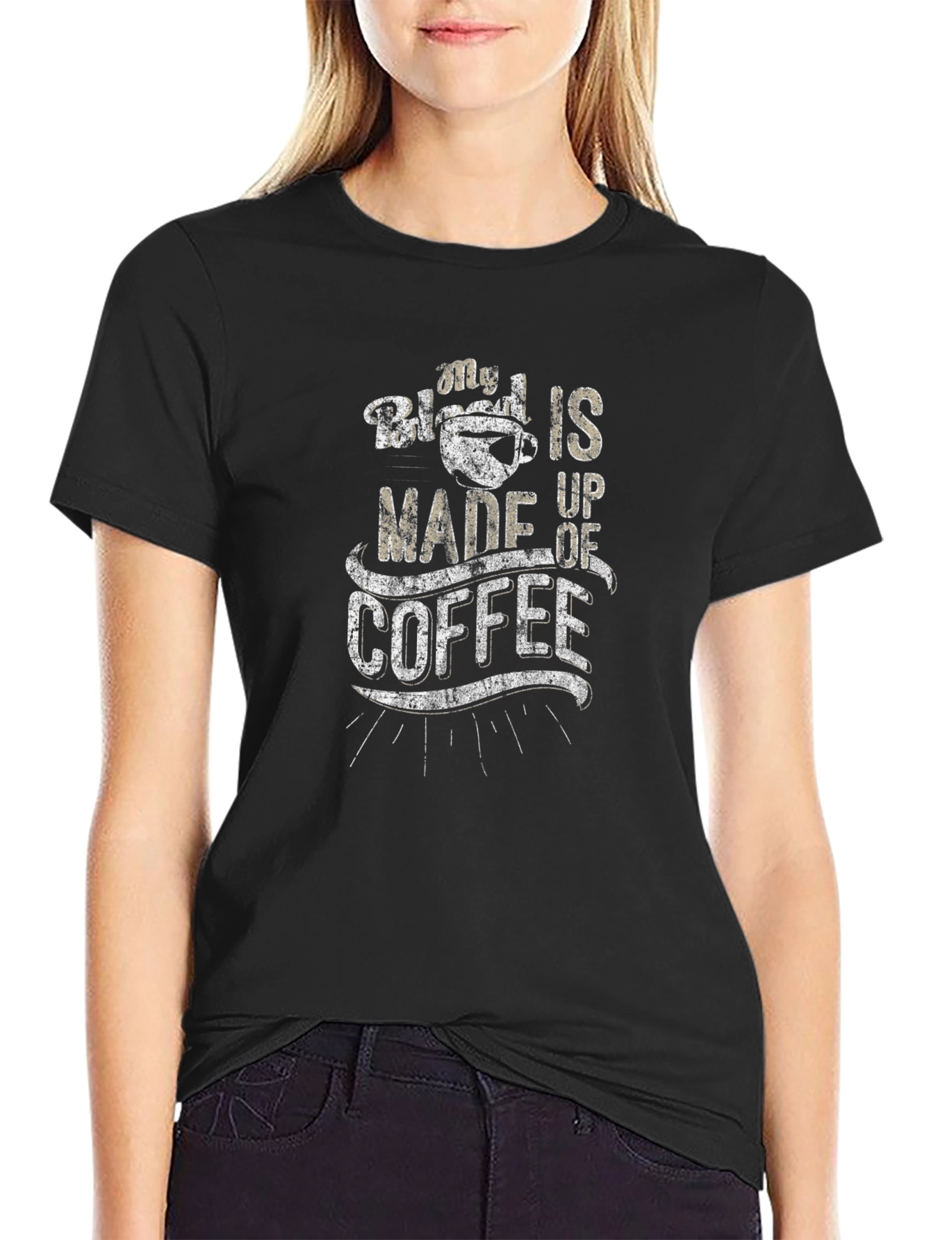Coffee Lover T-Shirt - My Blood is Coffee
